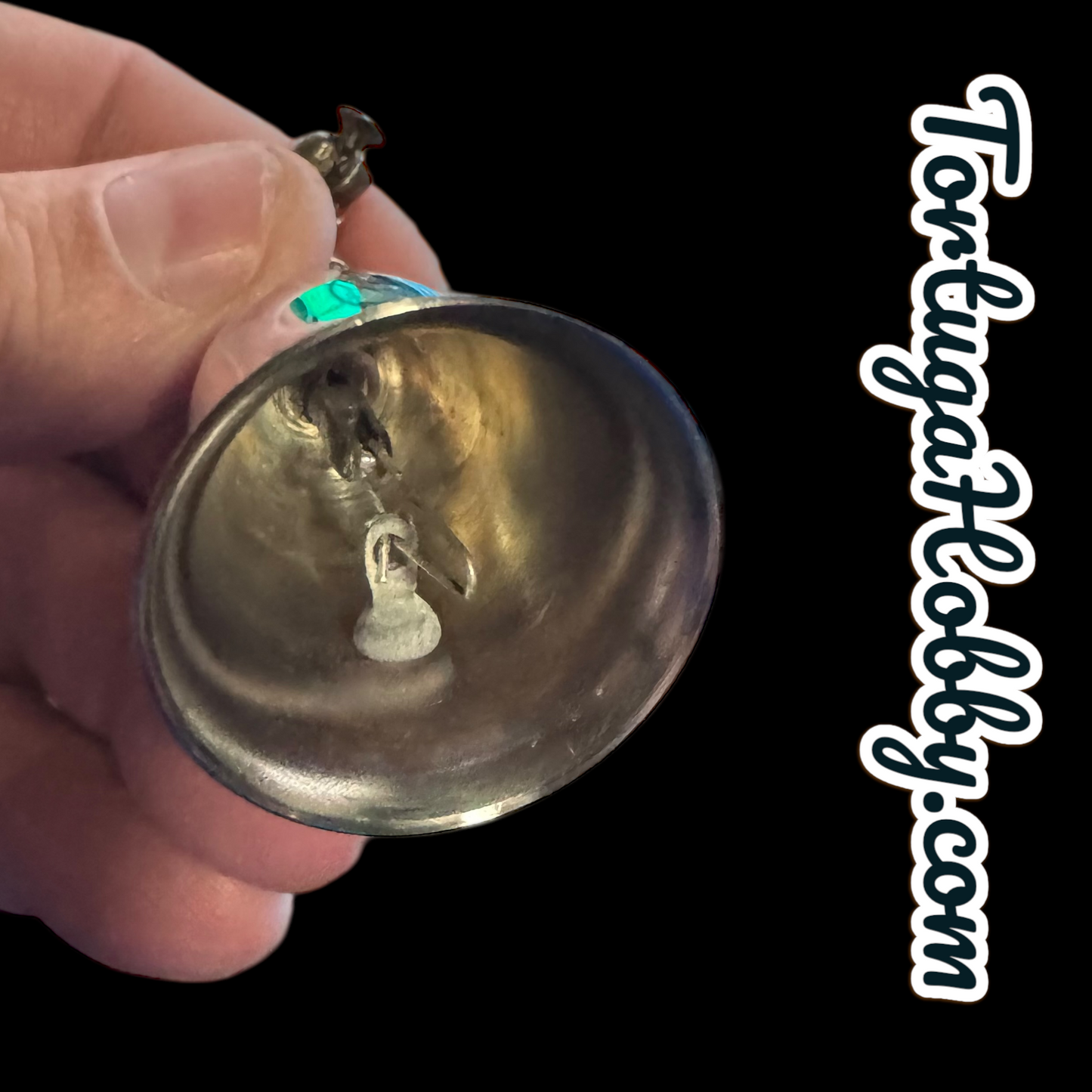 1987 - Disney New England Collectors Society - Silver Plated Bell - Donald Duck