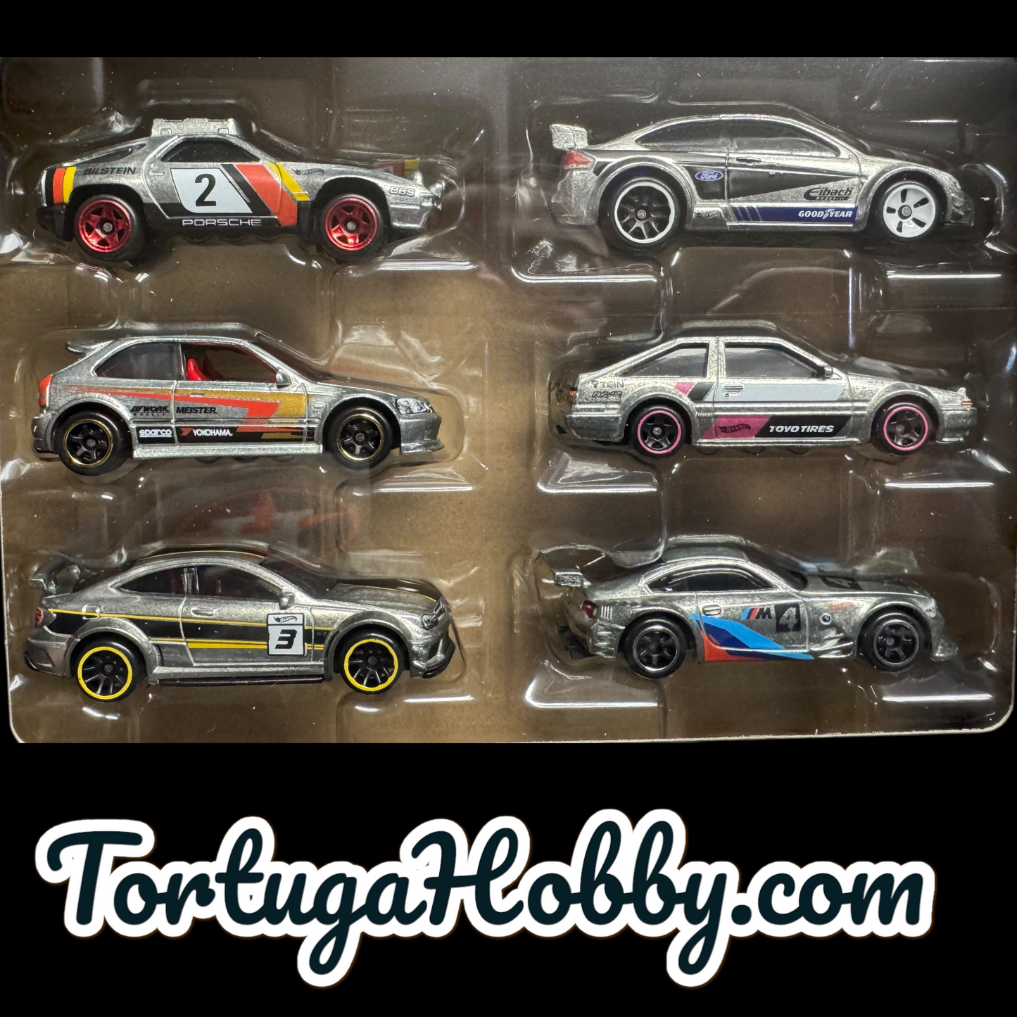 2025 - Hot Wheels Silver 2025 ZAMAC BOX SET Set of 6