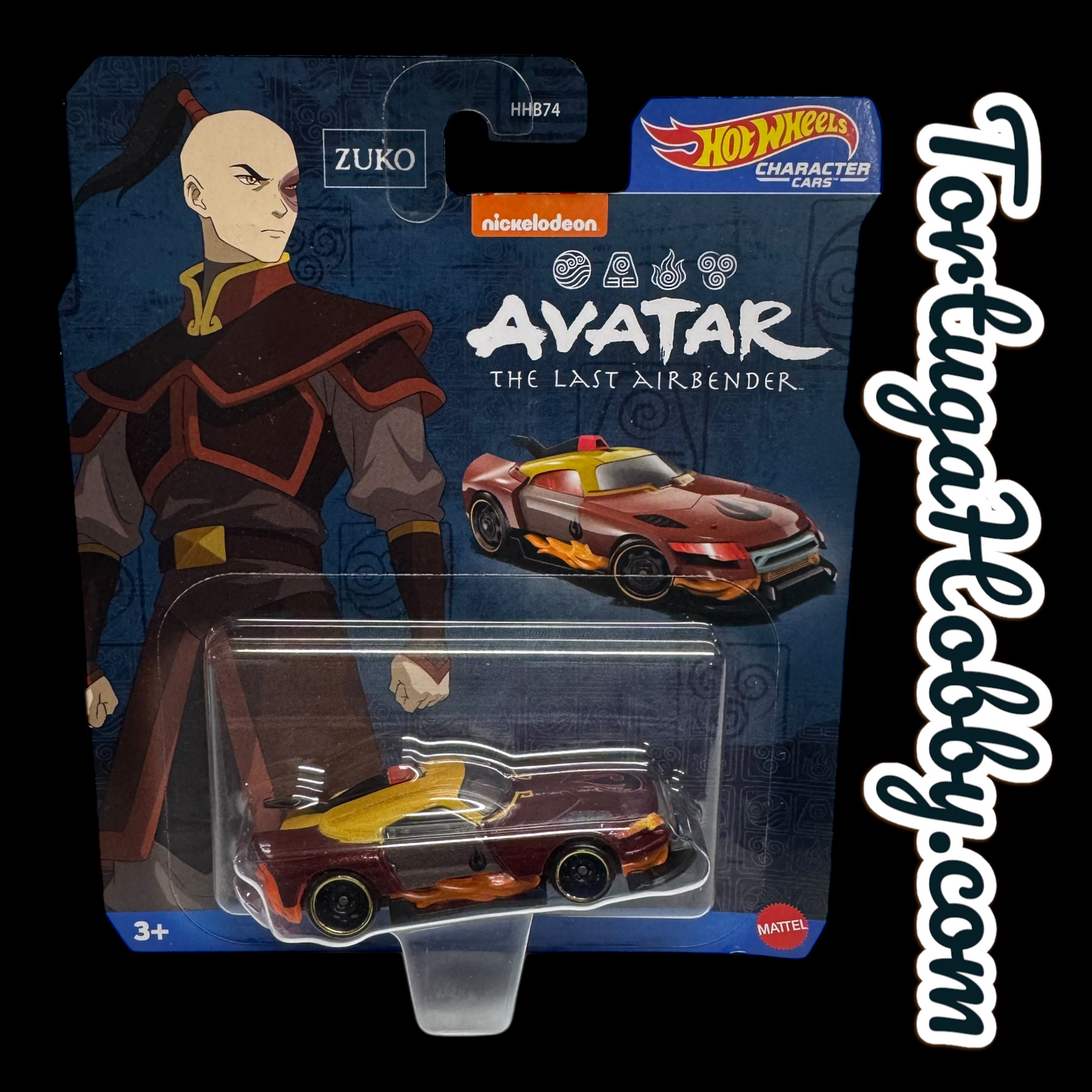 2024 - Hot Wheels Aang & Zulu Character Car, Inspired by Avatar - Includes Both 1:64 Cars