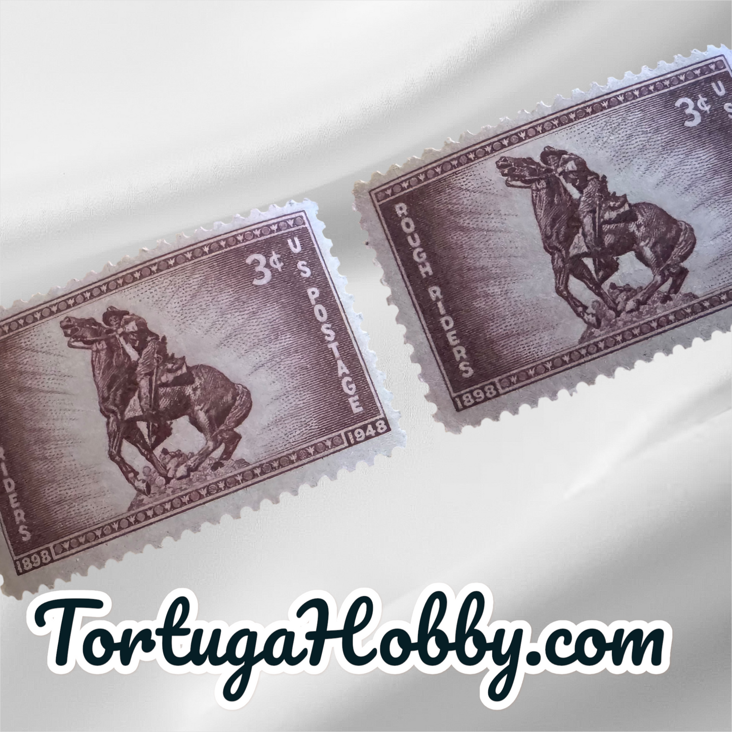 1948 - Rough Riders Anniversary Stamp - Includes 2 Stamps - SCOTT #973