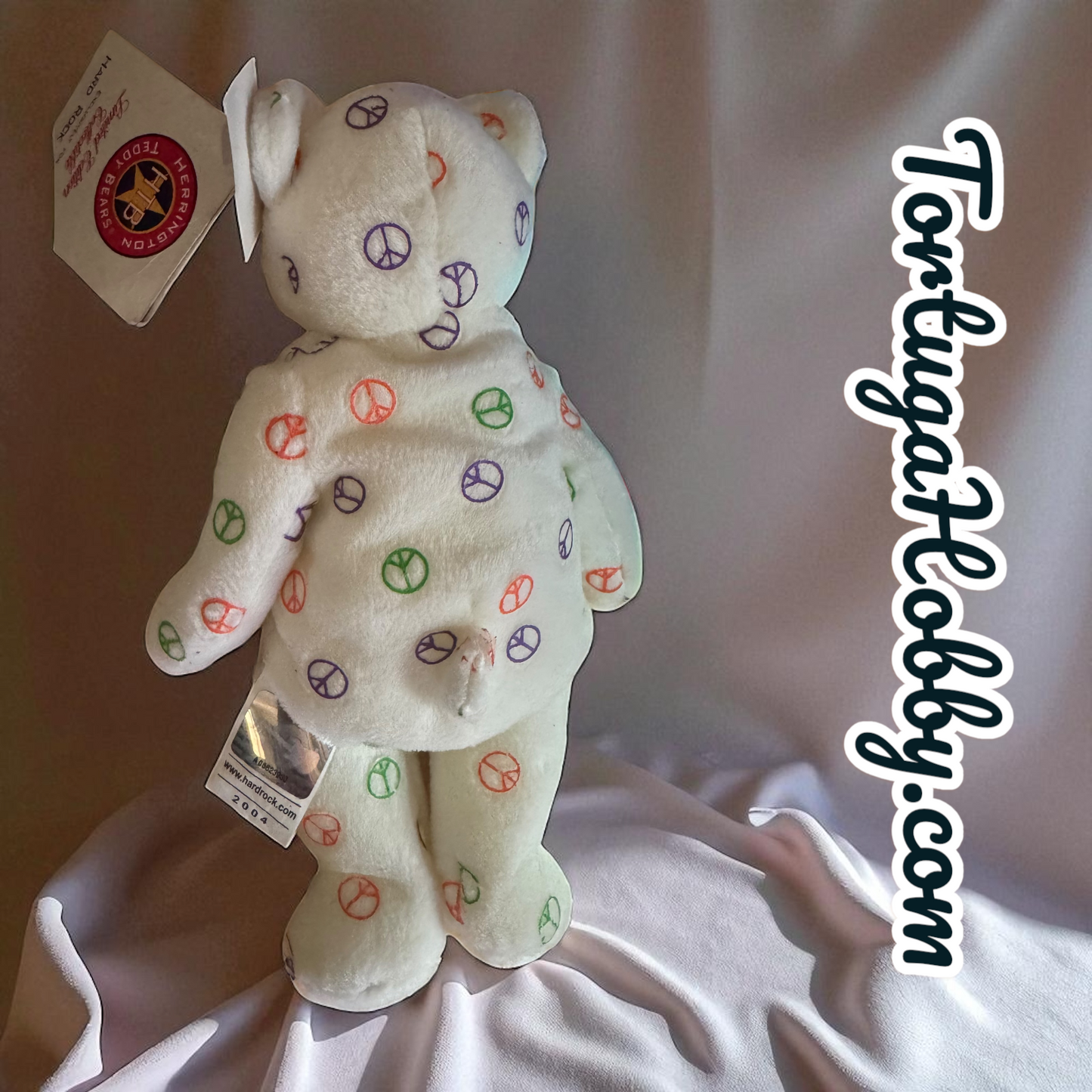 2004 - Hard Rock Café Bear - Washington DC - Peace Beara- Herrington Bear