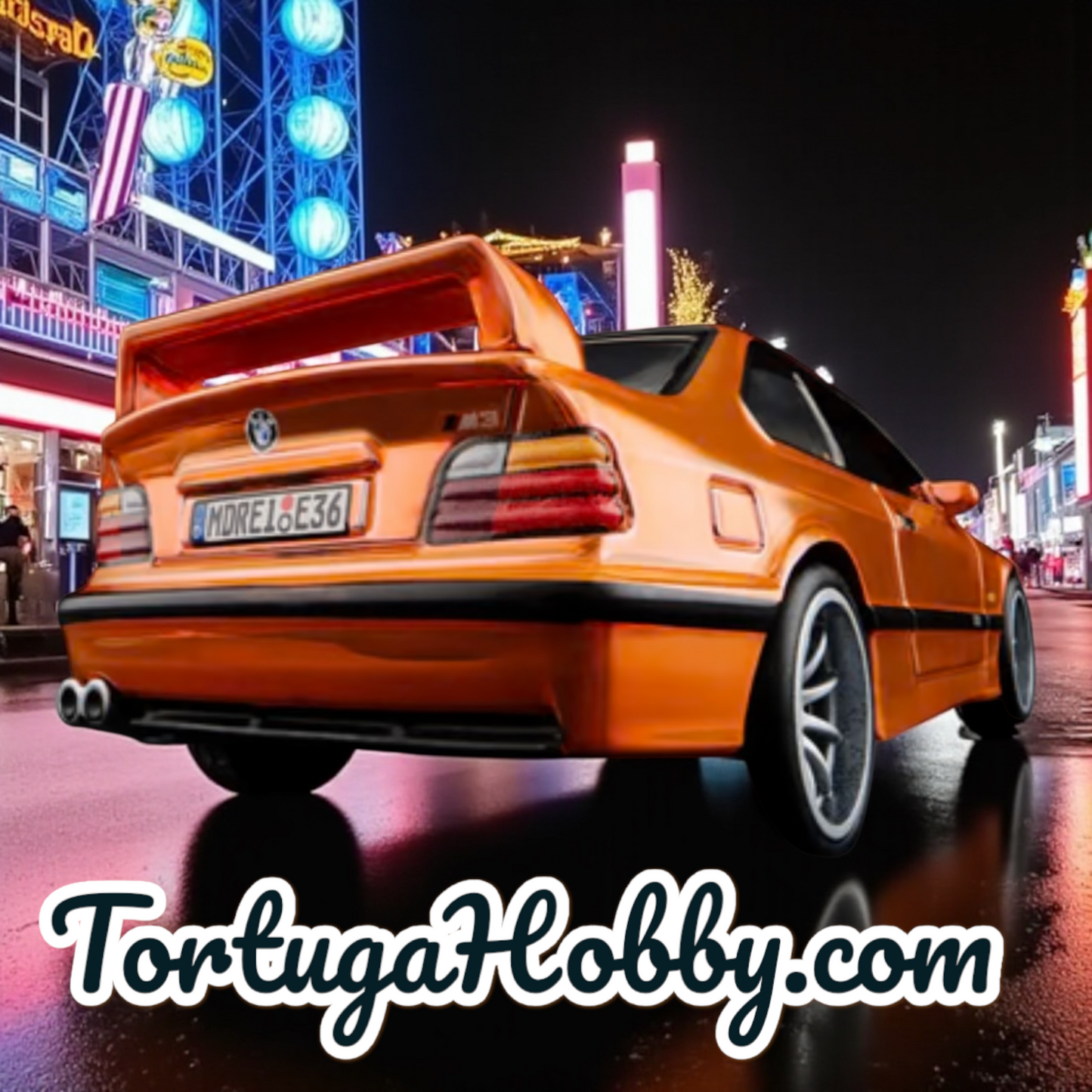 2025 - Hot Wheels - RLC 1995 BMW M3 LTW Bright Orange SPECTRA-FLAME - Redline