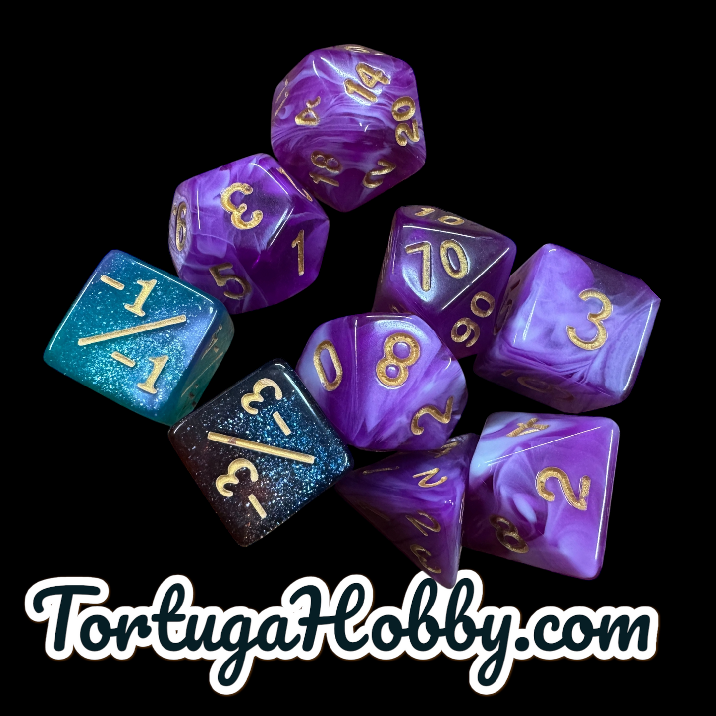Game Dice Set - Perfect Gift For The Dungeon Master In Your Life.