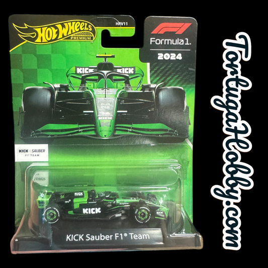 2025 - Hot Wheels Premium Formula 1 Kick Sauber F1 Team #24 Zhou Guanyu