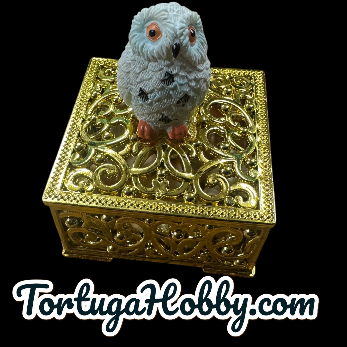 10pc Owl Counters in Golden Box Perfect for Unique Game Night - CCG - Role Play