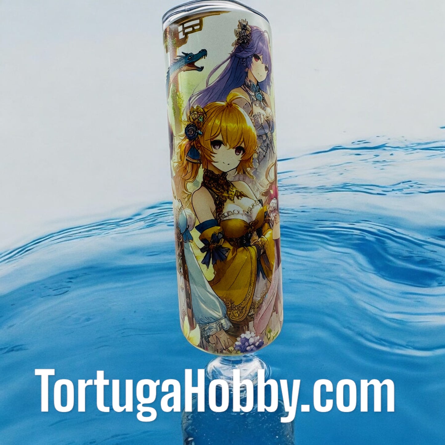 Tumblers - Anime Trouble Brewing Thin Stainless Steel 20oz Tumbler - Free Customization