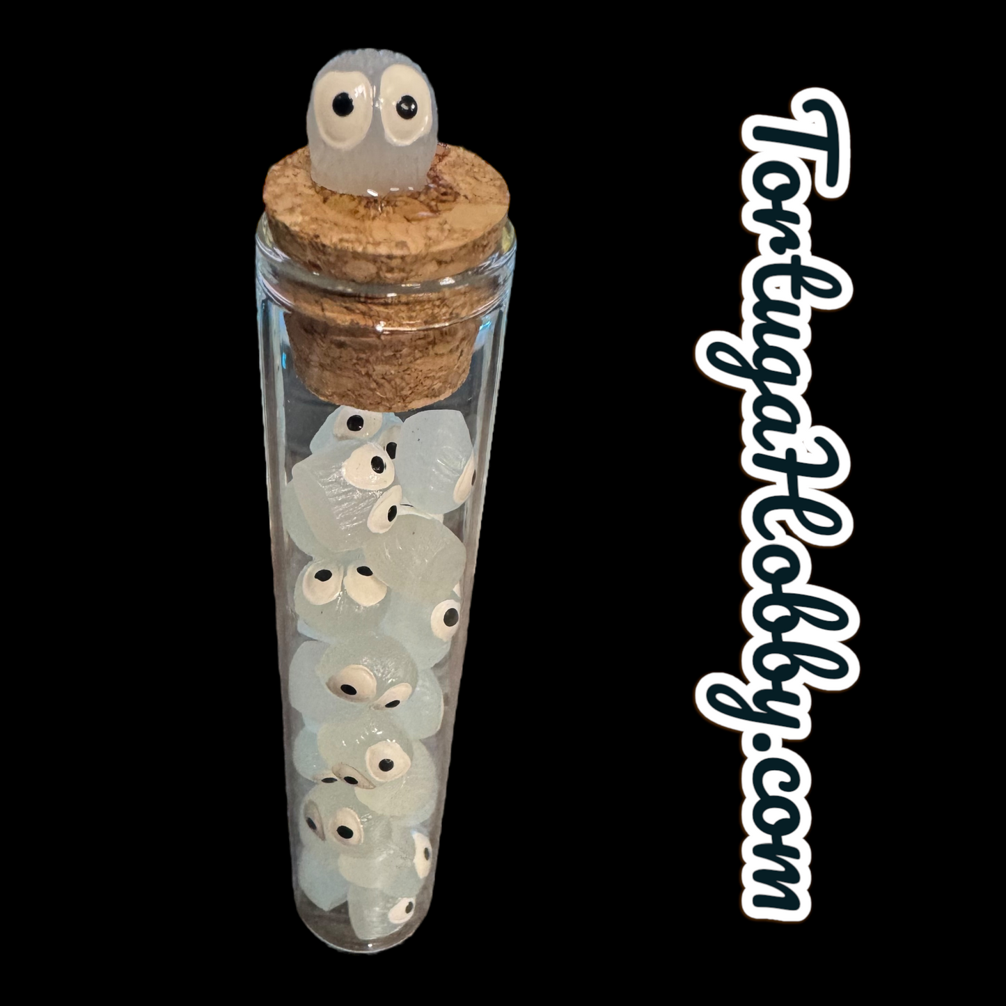 Unique Ghost Counters for CCG, TCG, Role-Playing and more - All in Glass Tube Set - Make Your Next Game Night Unique