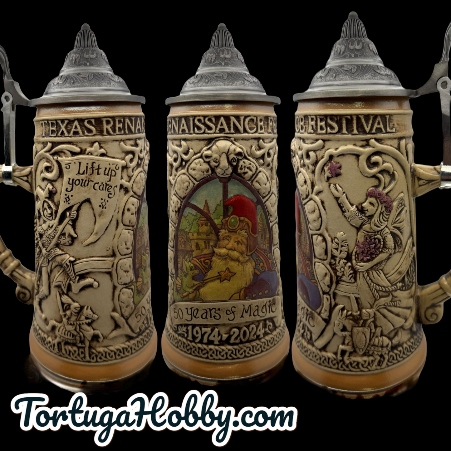 2024 Texas Renaissance Festival Tankard With Pewter Lid. - Real Musgrave