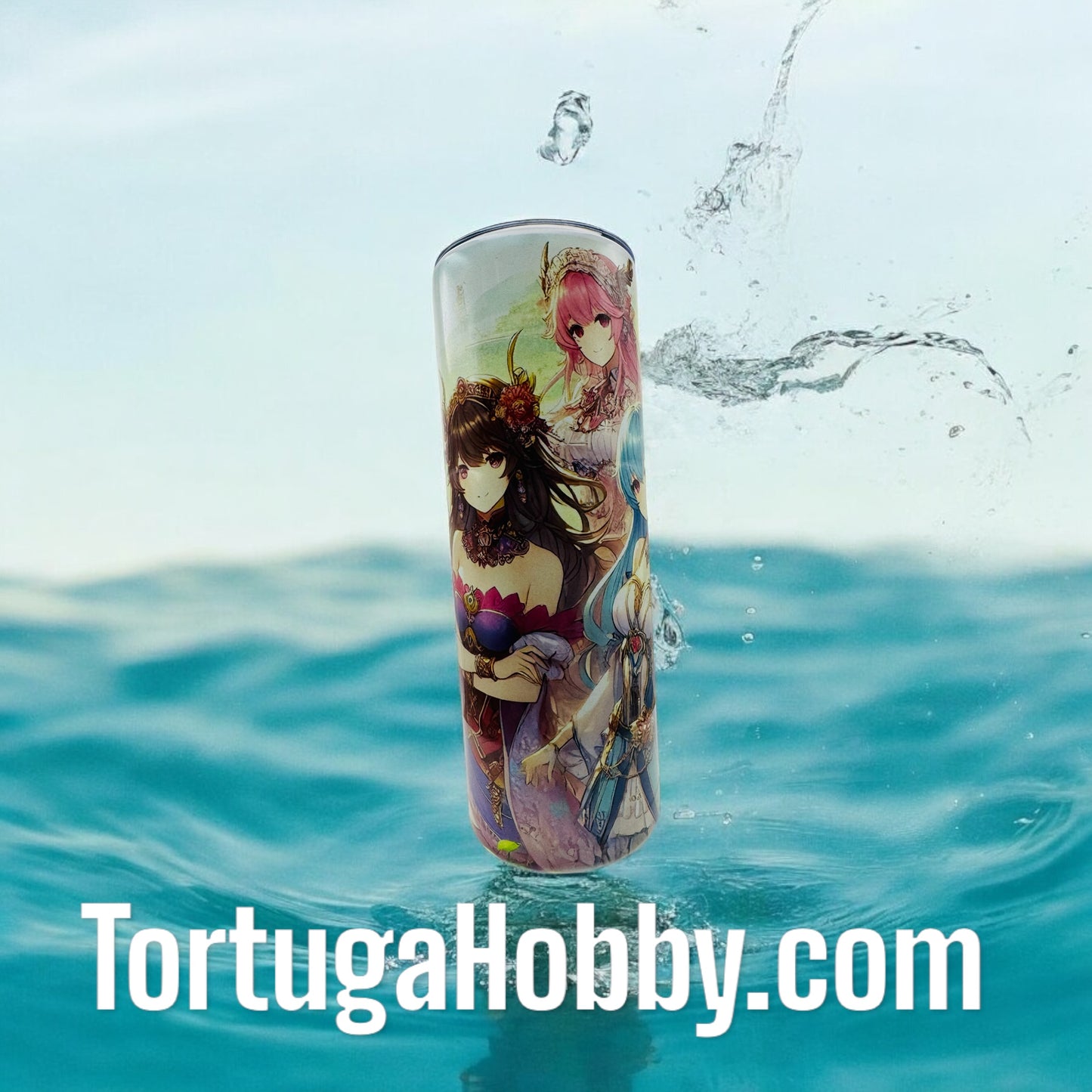 Tumblers - Anime Trouble Brewing Thin Stainless Steel 20oz Tumbler - Free Customization