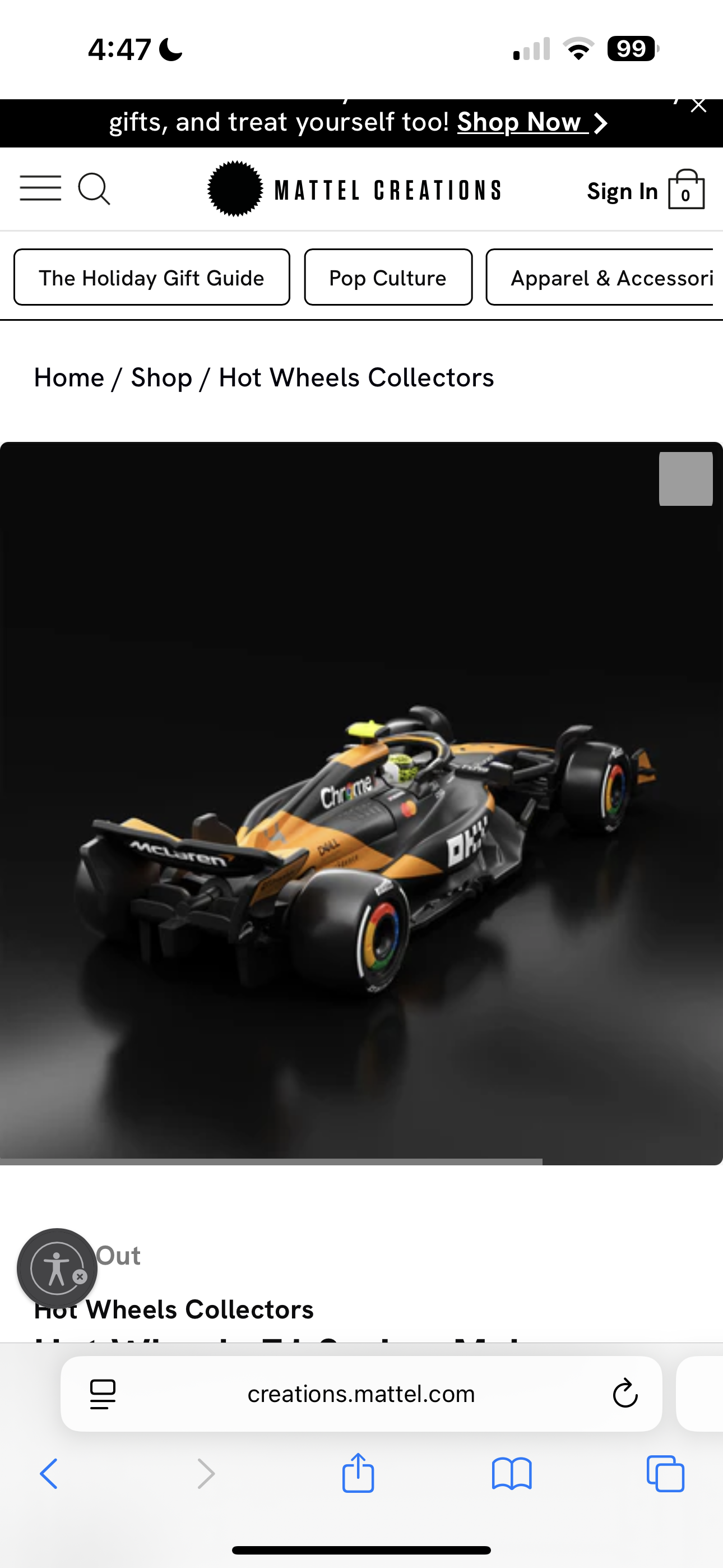 2024 - Hot Wheels - Premium McLaren Formula 1 Team #4