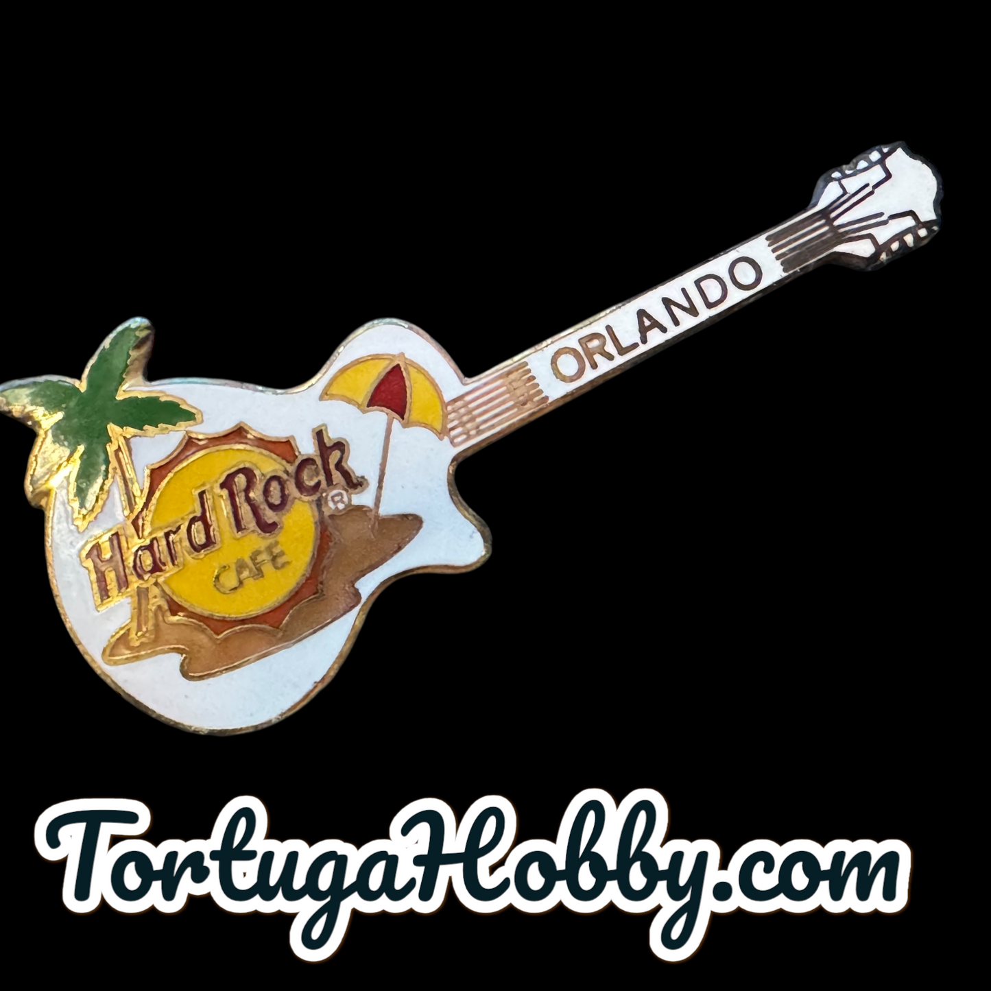 1990 - Hard Rock Cafe - Orlando - Classic Guitar Pin