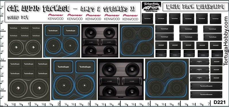 Car Audio I - Amps & Speakers - Great for Models, Derby or Other Projects