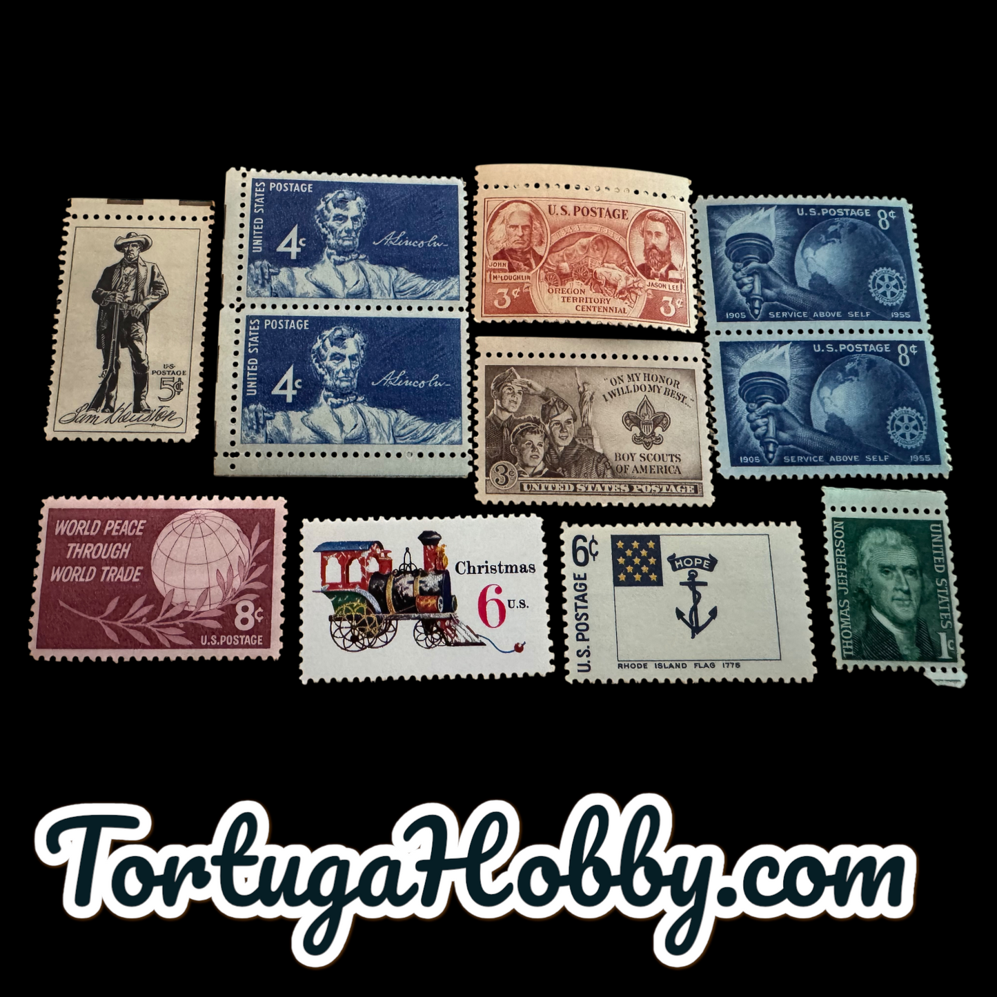 Vintage Stamp Collection - 11 Stamps From As Early As The 50’s. Start Today!