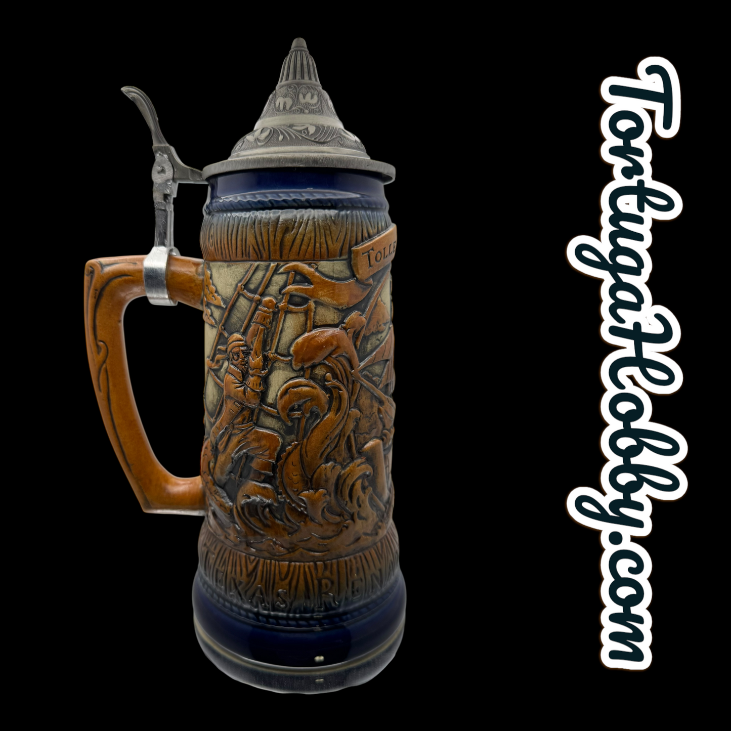 2019 Texas Renaissance Festival Tankard With Pewter Lid - Only 780