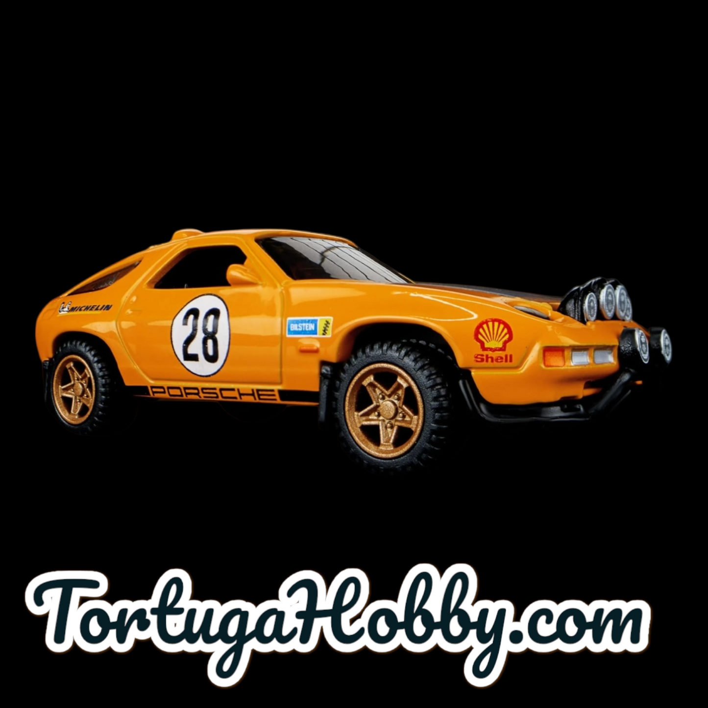 Hot Wheels Porsche 928 Safari Orange Elite 64