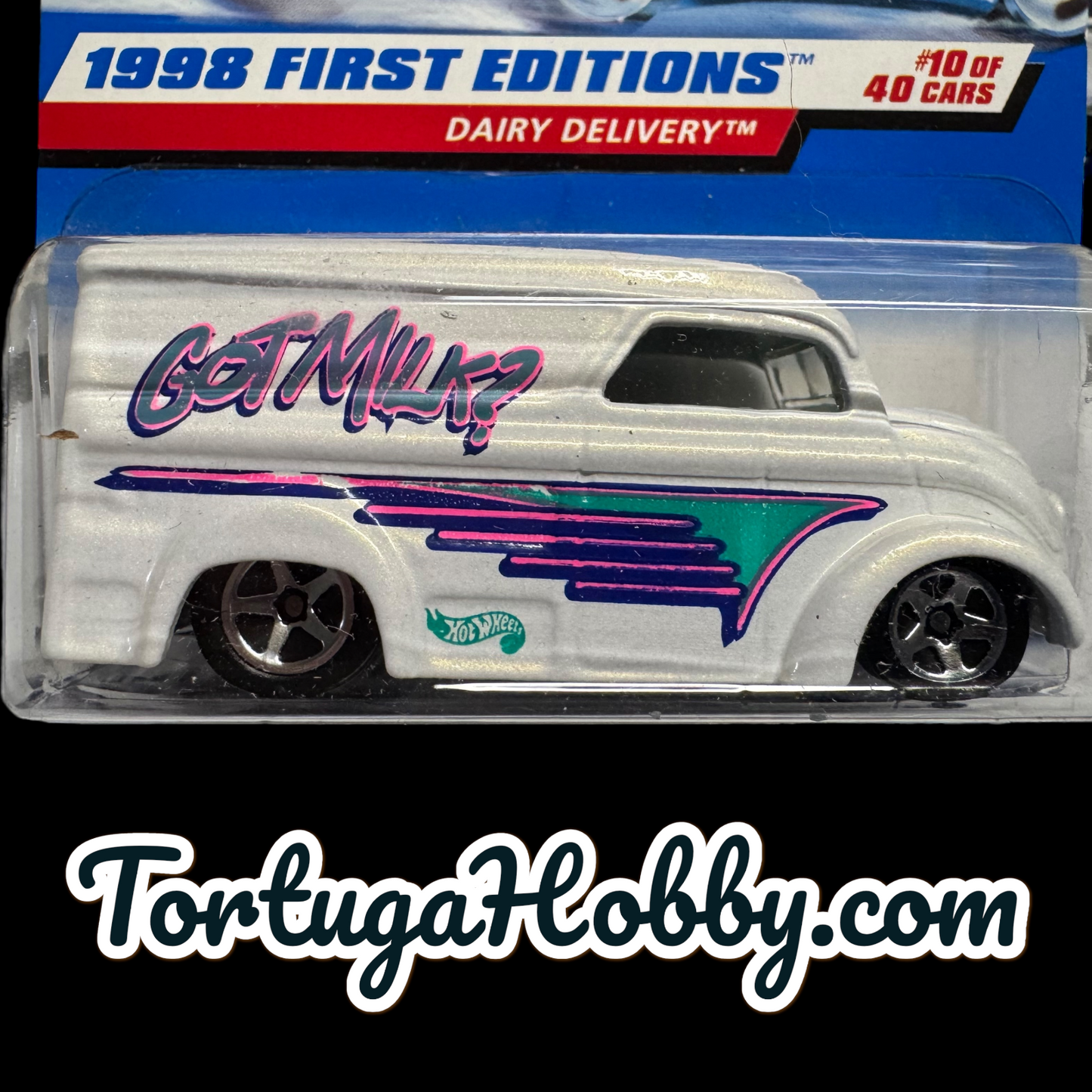 1998 - Hot Wheels - 1998 First Editions - Dairy Delivery - Got Milk?