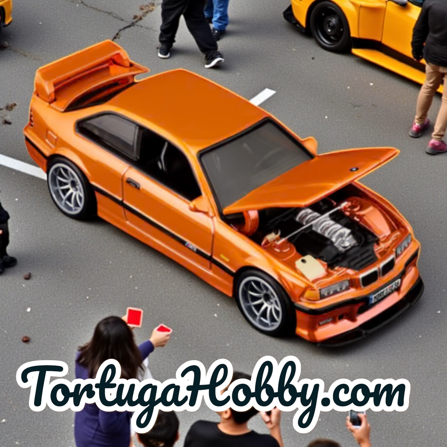 2025 - Hot Wheels - RLC 1995 BMW M3 LTW Bright Orange SPECTRA-FLAME - Redline