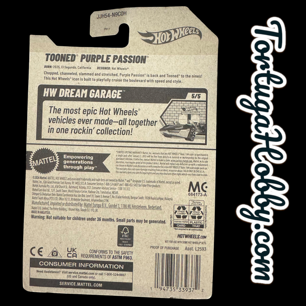 2026 - Hot Wheels - Mainline - Tooned Purple Passion
