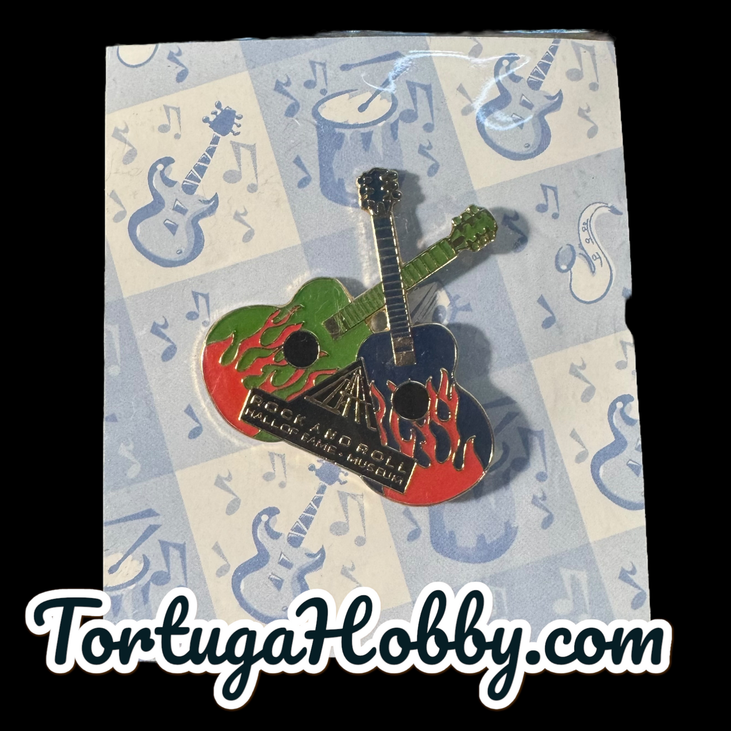 1995 - Rock & Roll Hall Of Fame Museum - Acoustic Guitar Collectable Pin