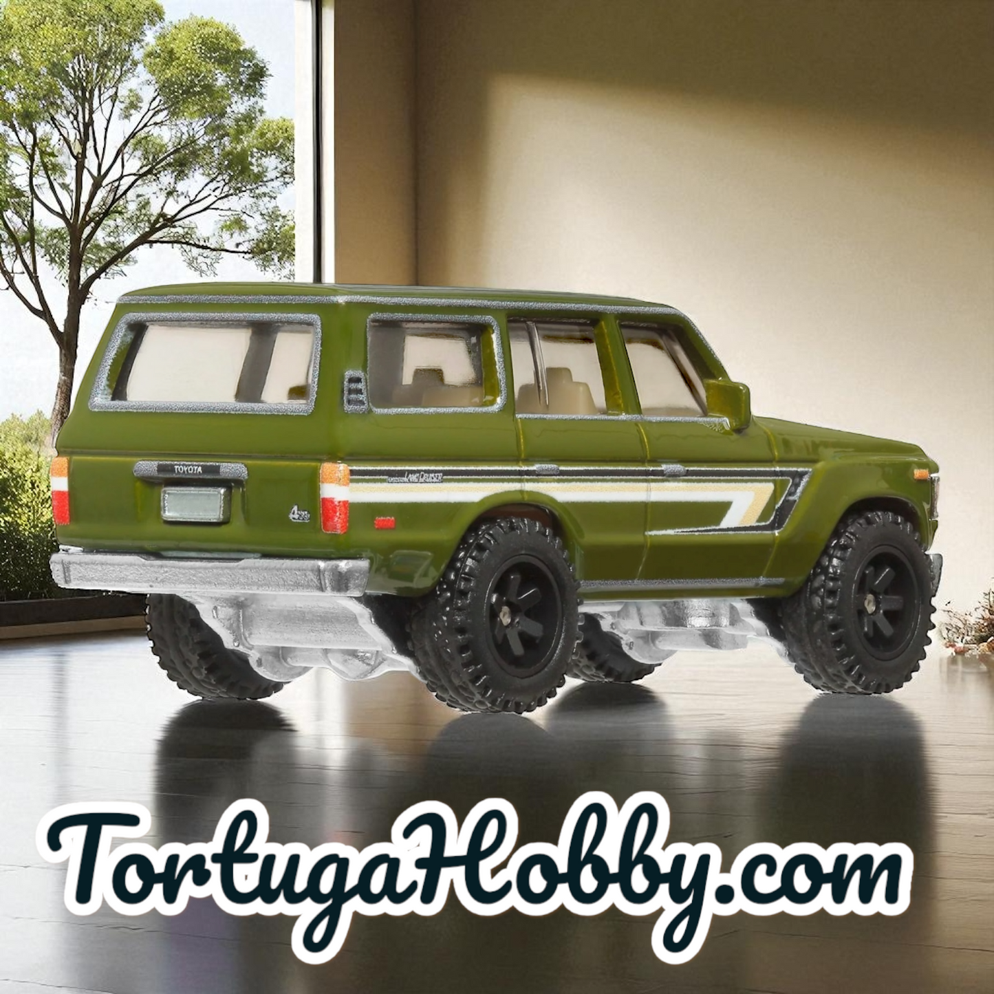 2025 - Hot Wheels Toyota Land Cruiser FJ60 Green Terra Trek - 1/64 Scale