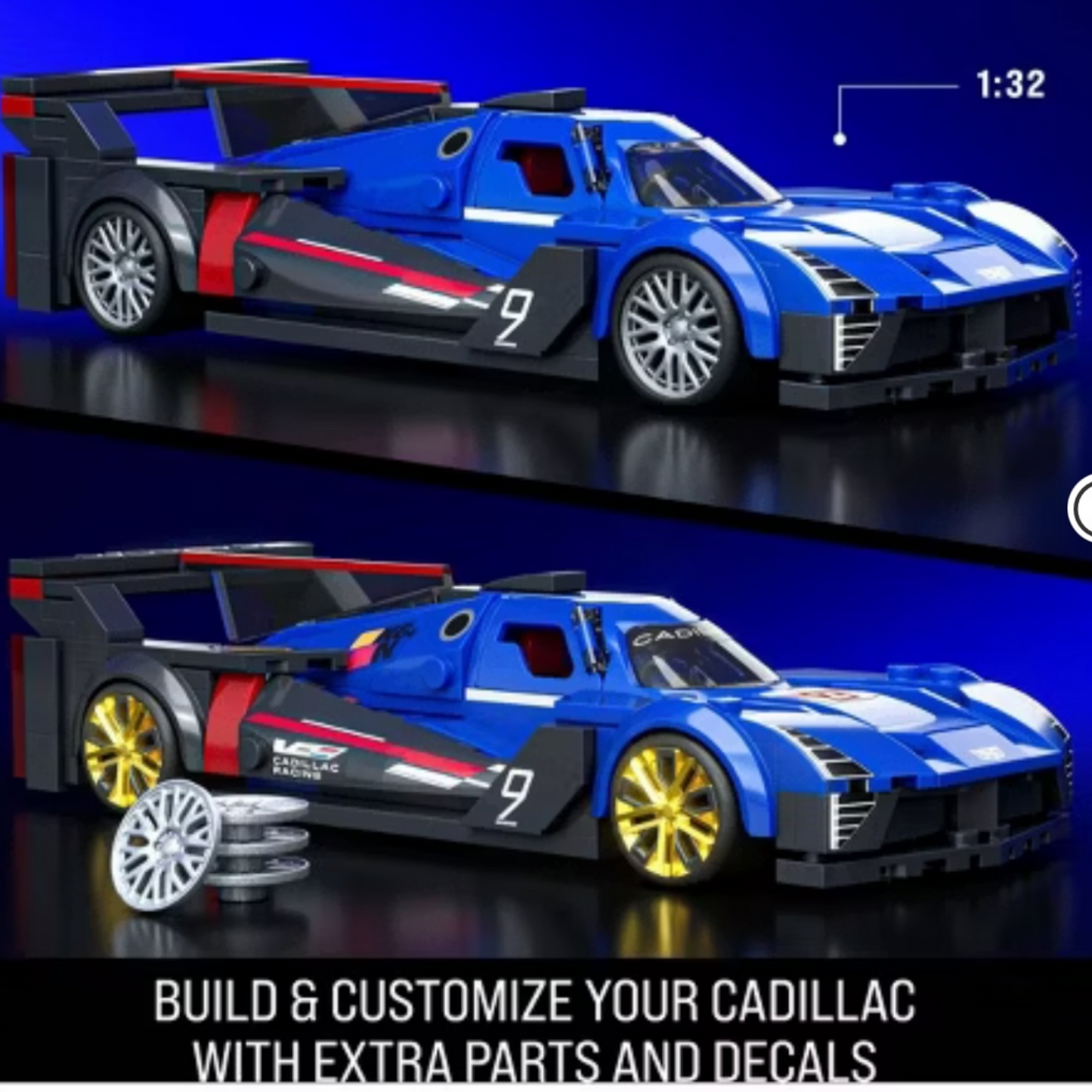 2025 - Hot Wheels Brick Shop Cadillac Project GTP Hypercar