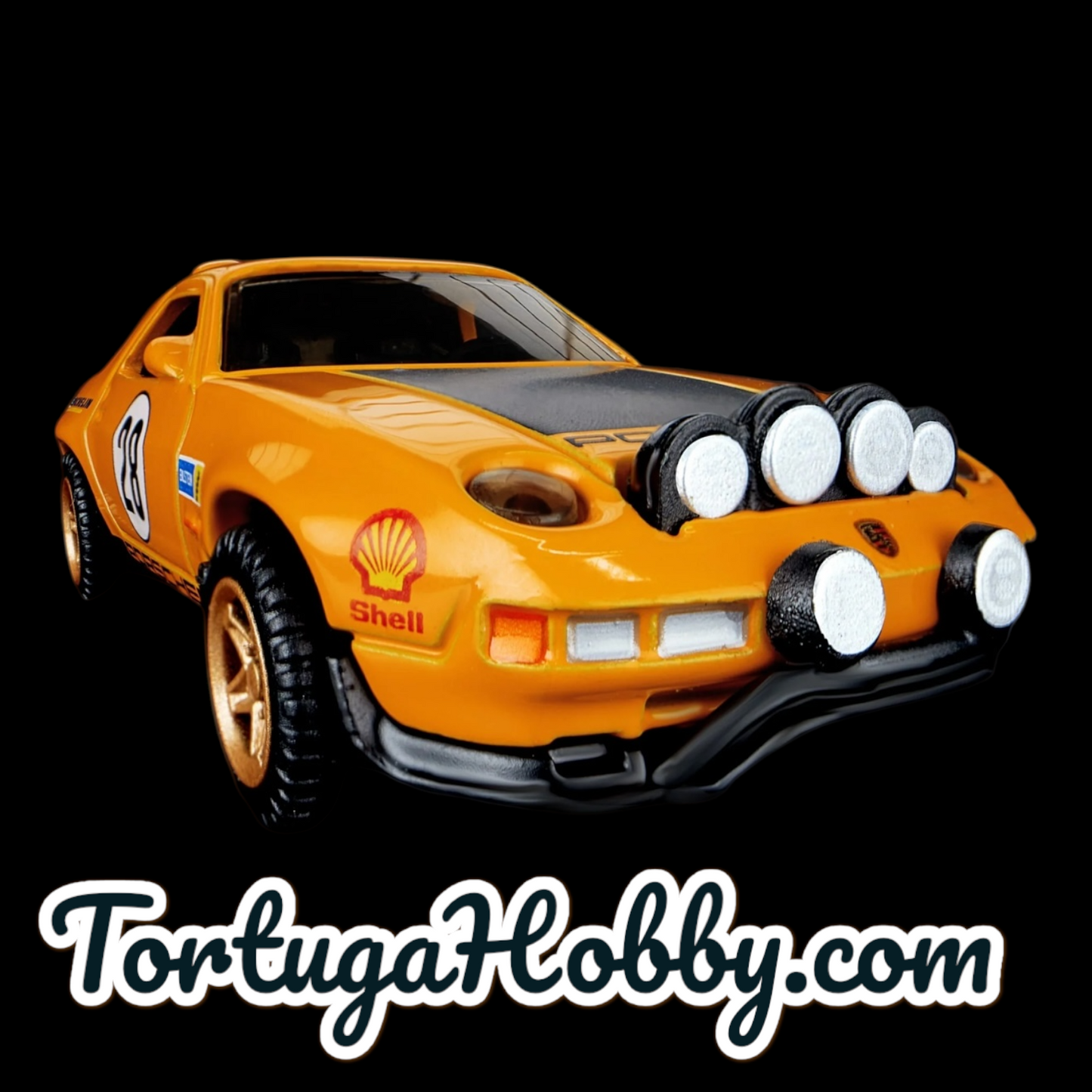 Hot Wheels Porsche 928 Safari Orange Elite 64