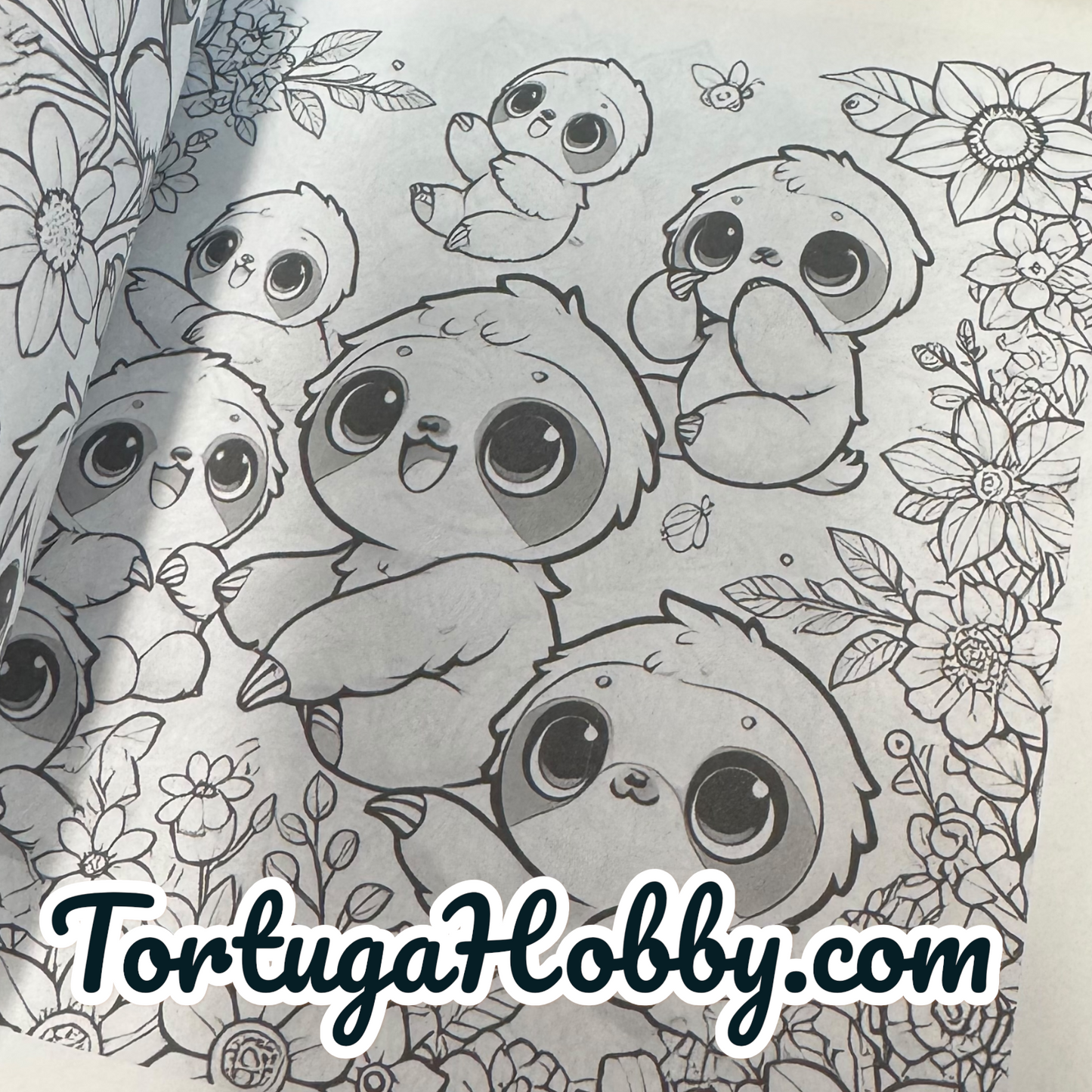 The Book Of Sloth - Adult Coloring Book -  Coloring Book. 100+ Pages.