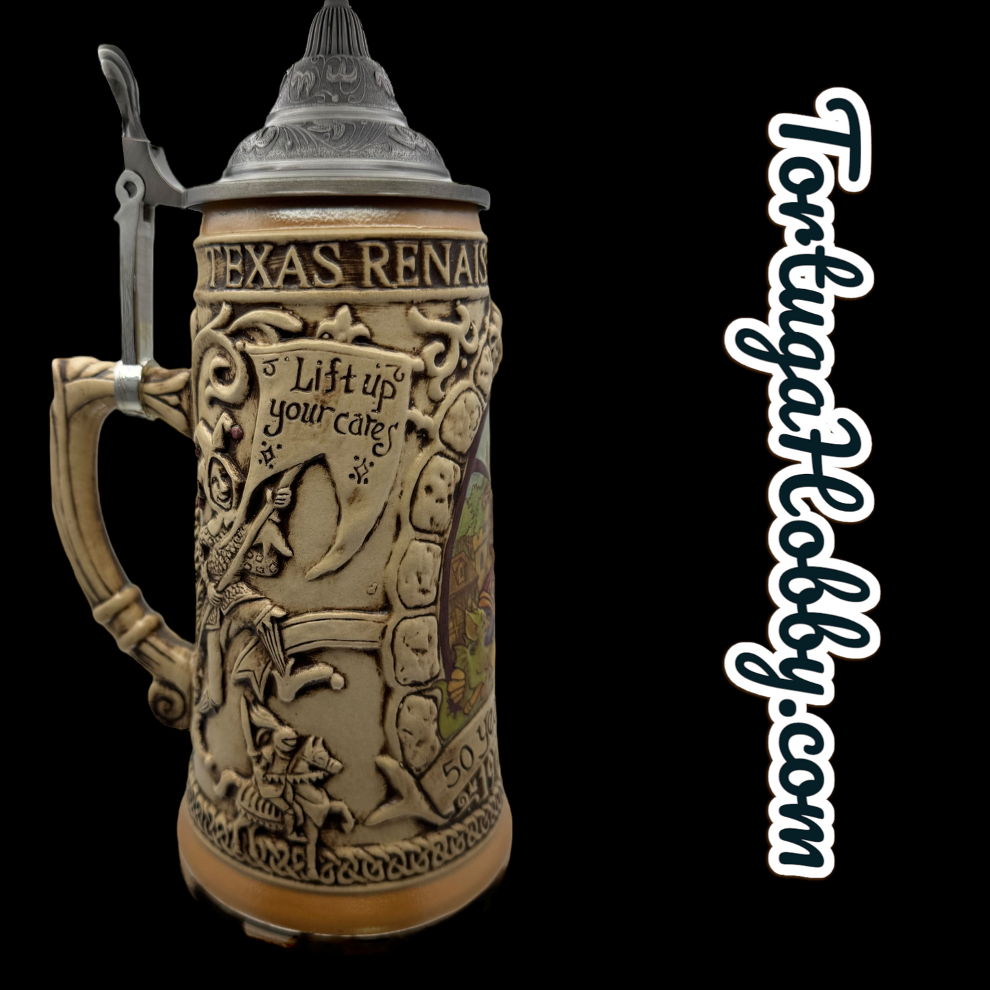 2024 Texas Renaissance Festival Tankard With Pewter Lid. - Real Musgrave
