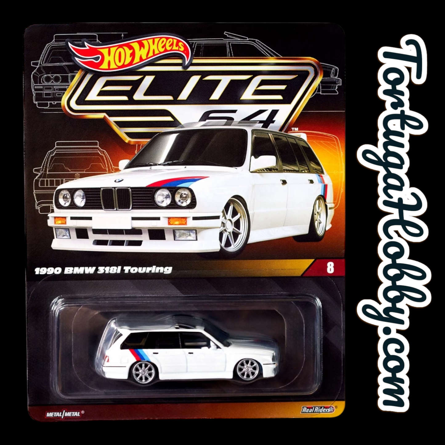 Hot Wheels Elite 64 1990 BMW 318i Touring E30 Wagon Touring