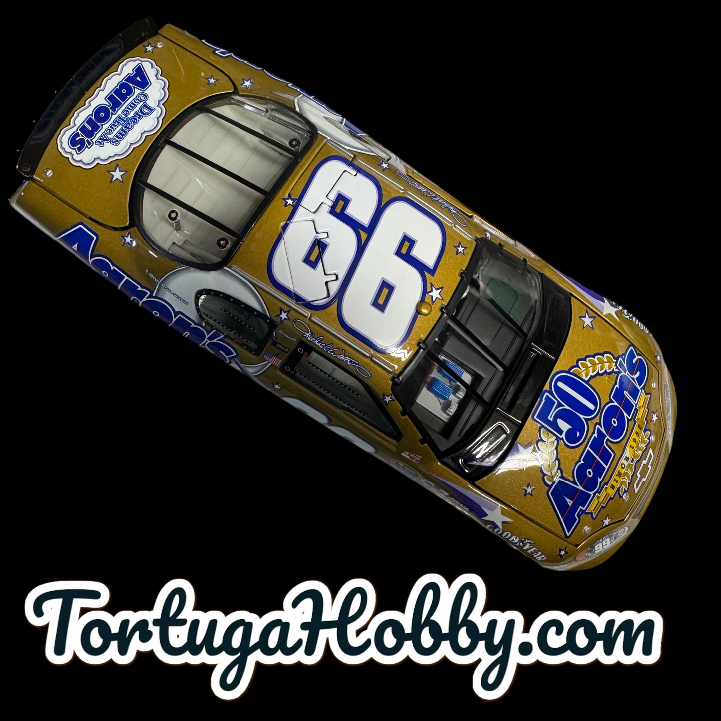 Action Racing NASCAR #99 Michael Waltrip Limited Edition Aaron’s 1:24 Scale