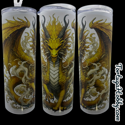 Golden Dragon 20oz Artisan Tumbler