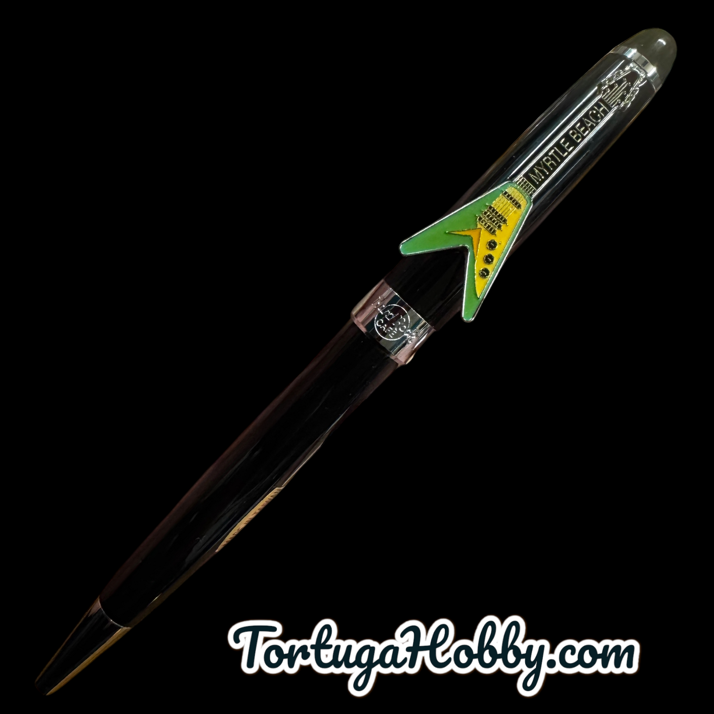 1999 - Hard Rock Cafe - Myrtle Beach - High End Ink Pen With Original Tube/Bag