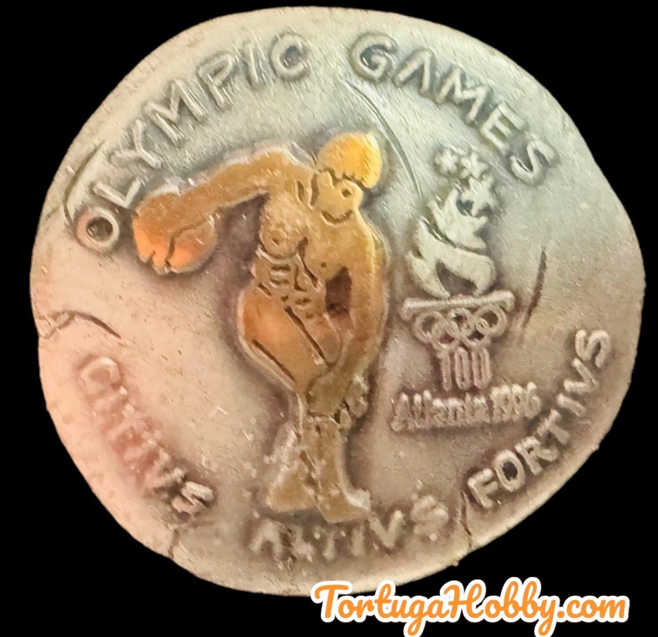 1996 OLYMPIC GAMES ANCIENT GREEK PIN SET - Almost 30 Years Old. Rare Find!