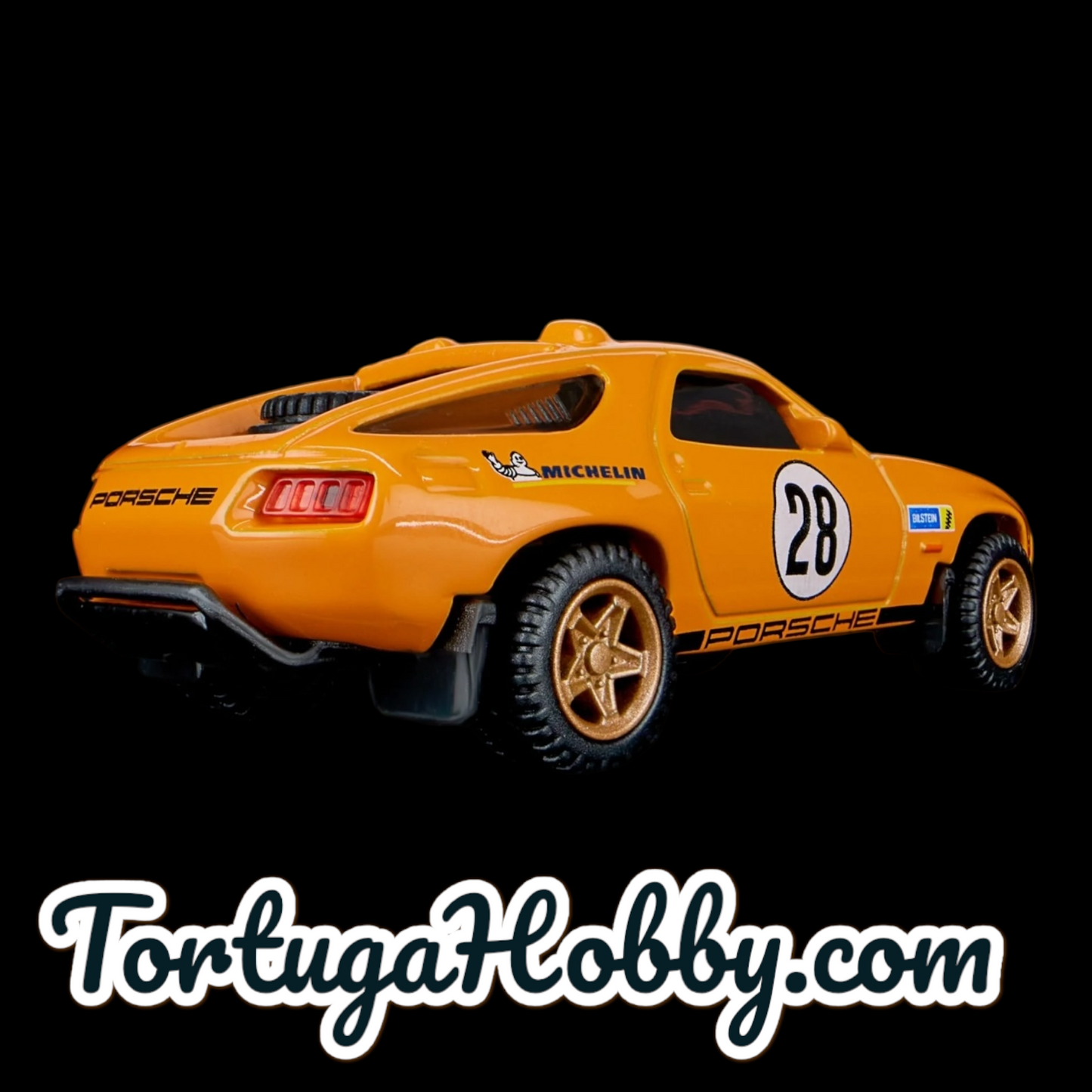 Hot Wheels Porsche 928 Safari Orange Elite 64