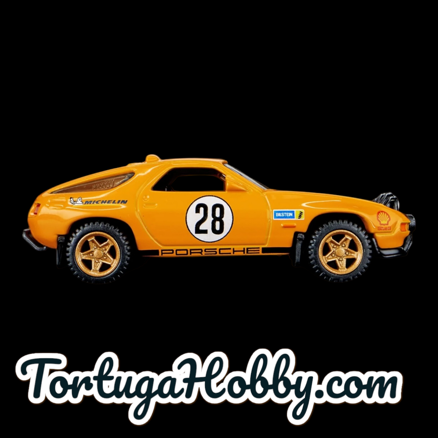 Hot Wheels Porsche 928 Safari Orange Elite 64