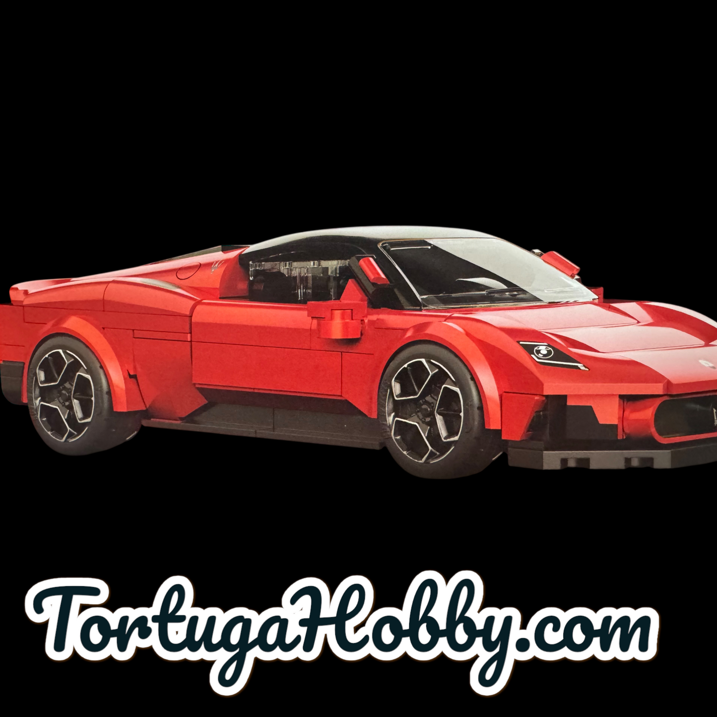2025 - Hot Wheels 1:43 Maserati Brick Shop - With Exclusive 1:64 Red Maserati