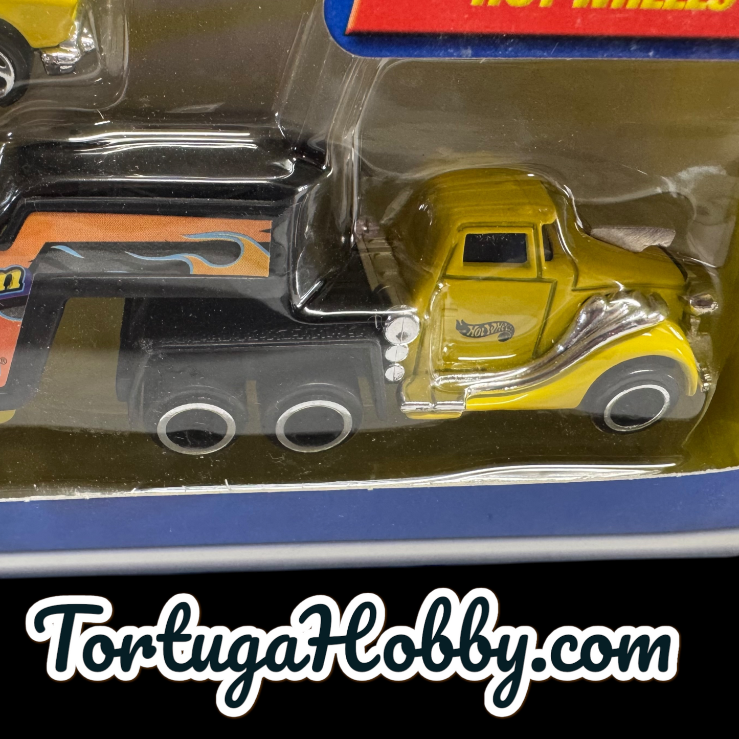 2000 Hot Wheels - Pavement Pounders - Yellow 1957 Chevy