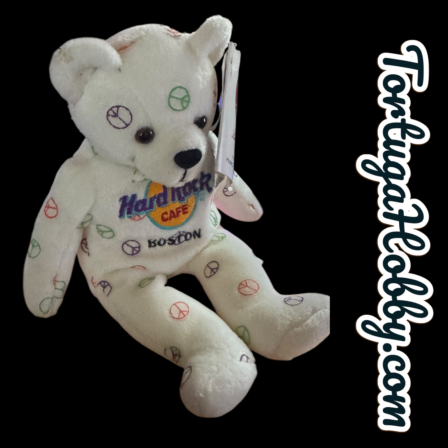 2003 - Hard Rock Café Bear - Boston - Peace Bear