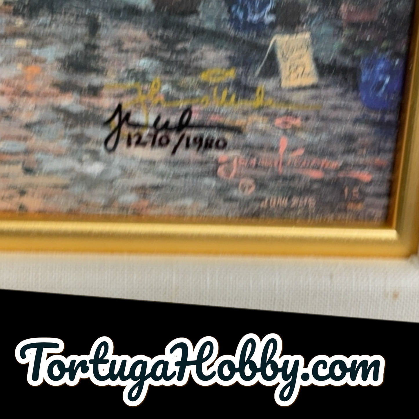 1993 - Thomas Kinkade Limited Edition Canvas - Paris, City of Lights