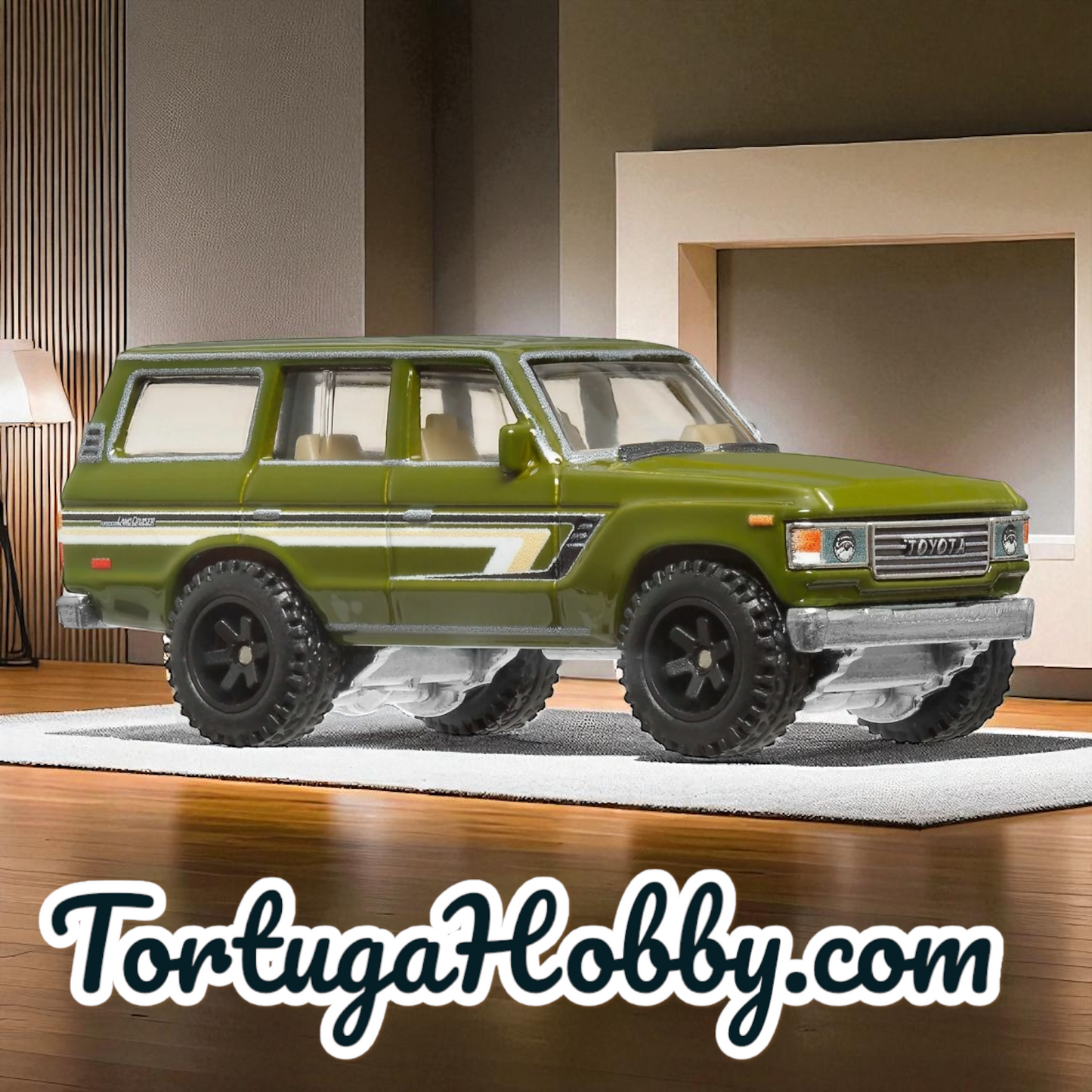 2025 - Hot Wheels Toyota Land Cruiser FJ60 Green Terra Trek - 1/64 Scale
