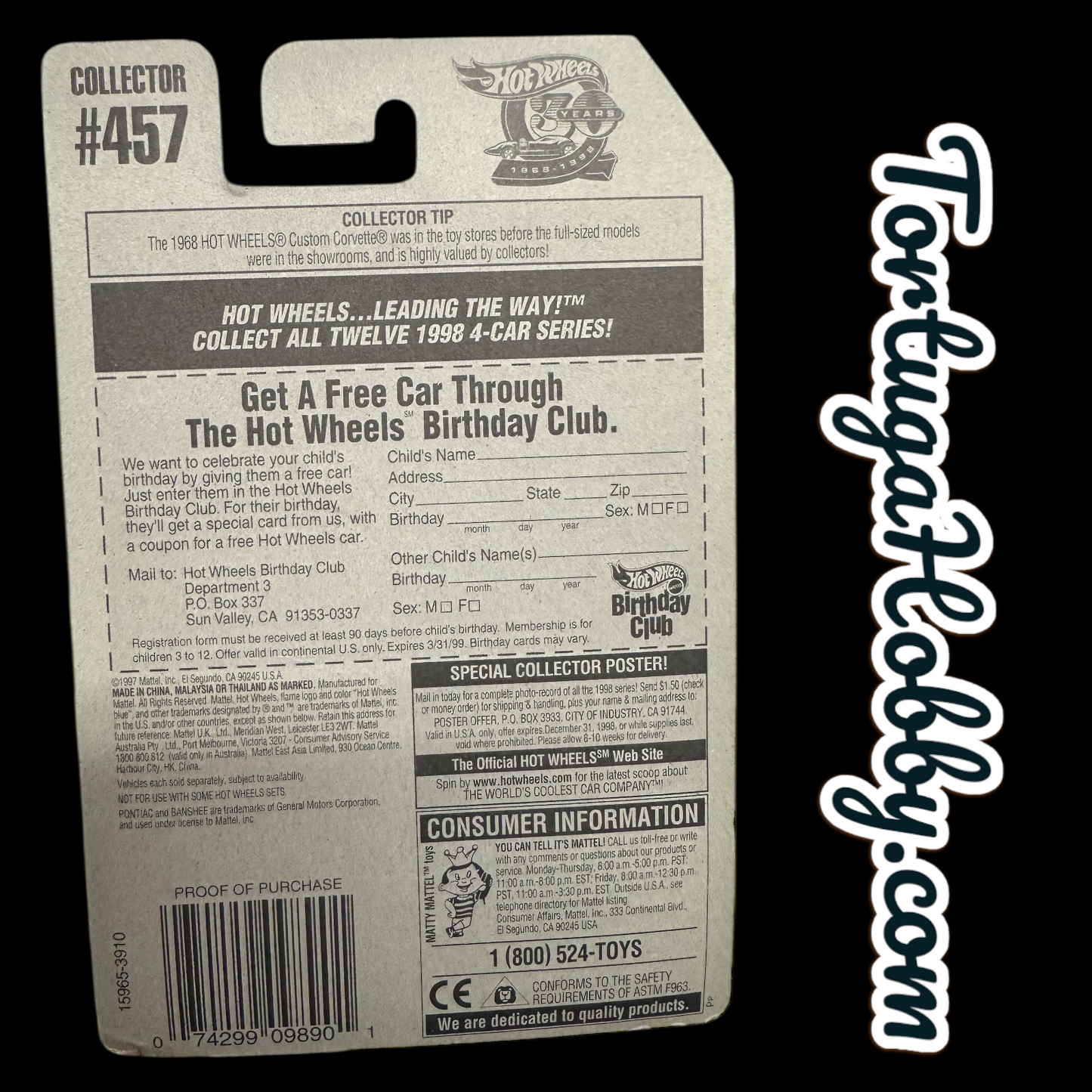 1996 - Hot Wheels - Pontiac Banshees - Mainline - 3 Cars Included.