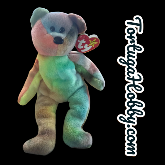 1993 - Ty Beanie Baby: Garcia Bear  - Errors Listed For Accuracy - PVC PELLETS