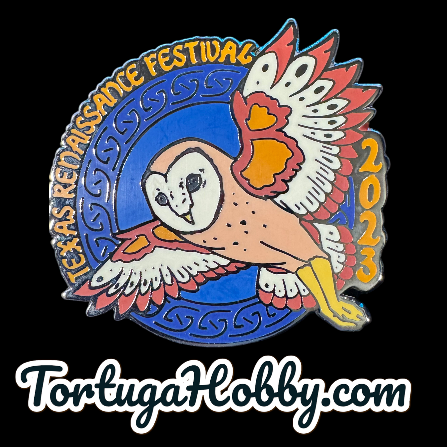2023 - Texas Renaissance Festival Pin - Celtic Owl