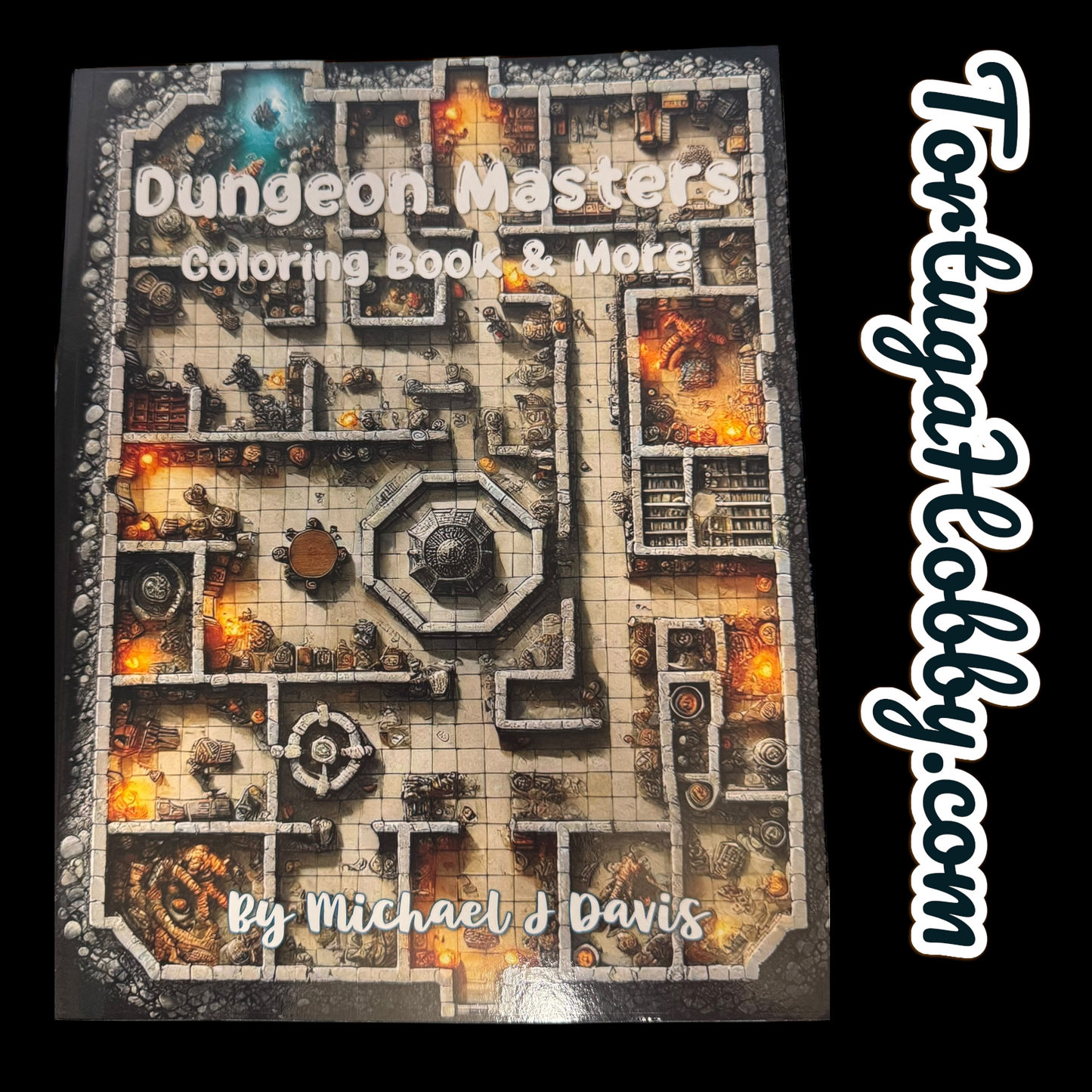 Dungeon Masters Coloring Book. 100+ Pages.