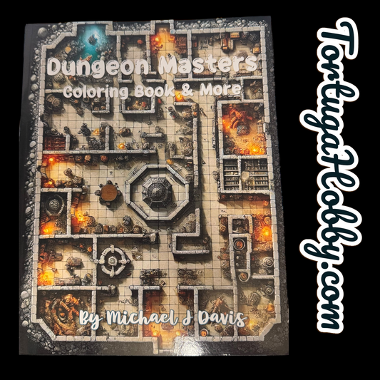 Dungeon Masters Coloring Book. 100+ Pages.