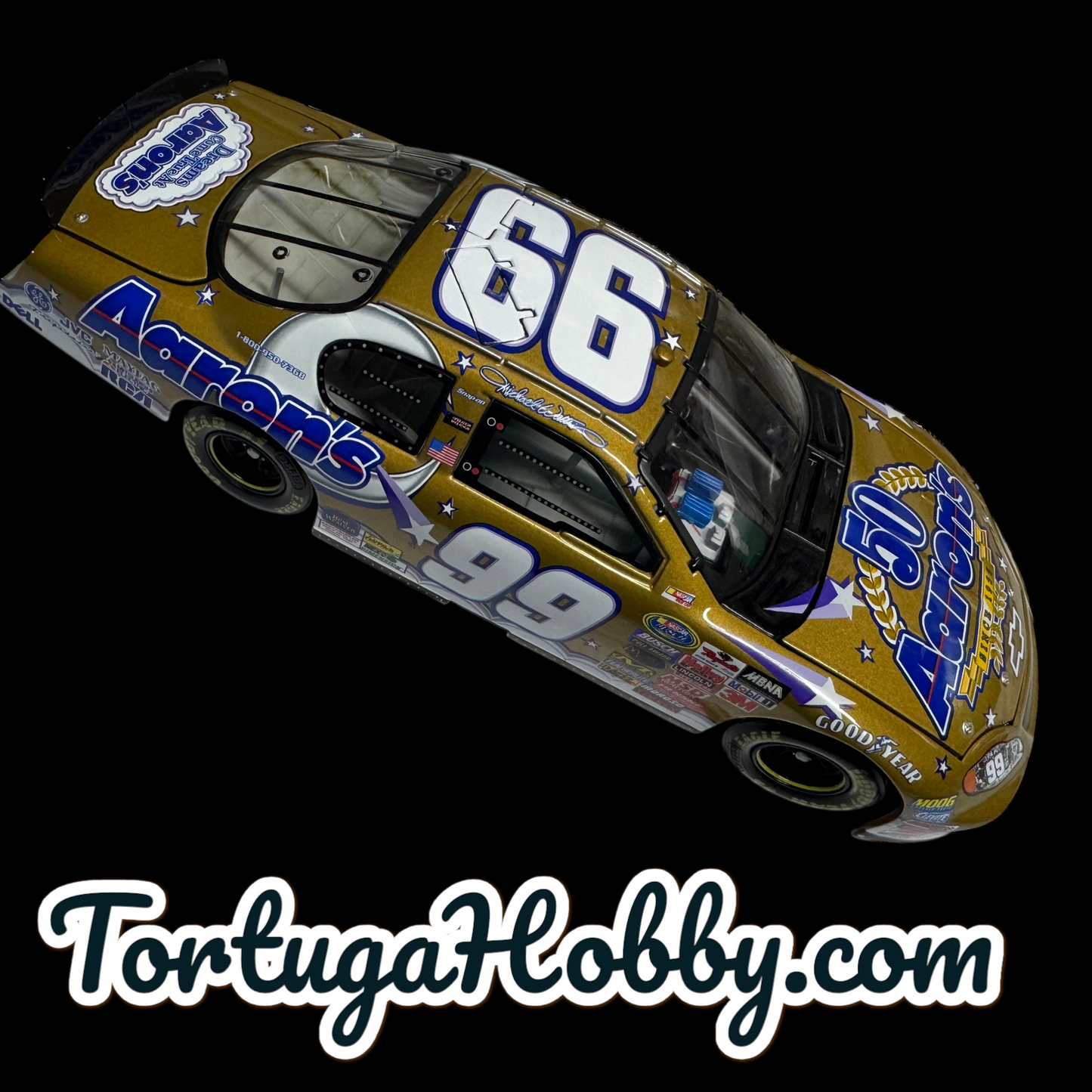 Action Racing NASCAR #99 Michael Waltrip Limited Edition Aaron’s 1:24 Scale