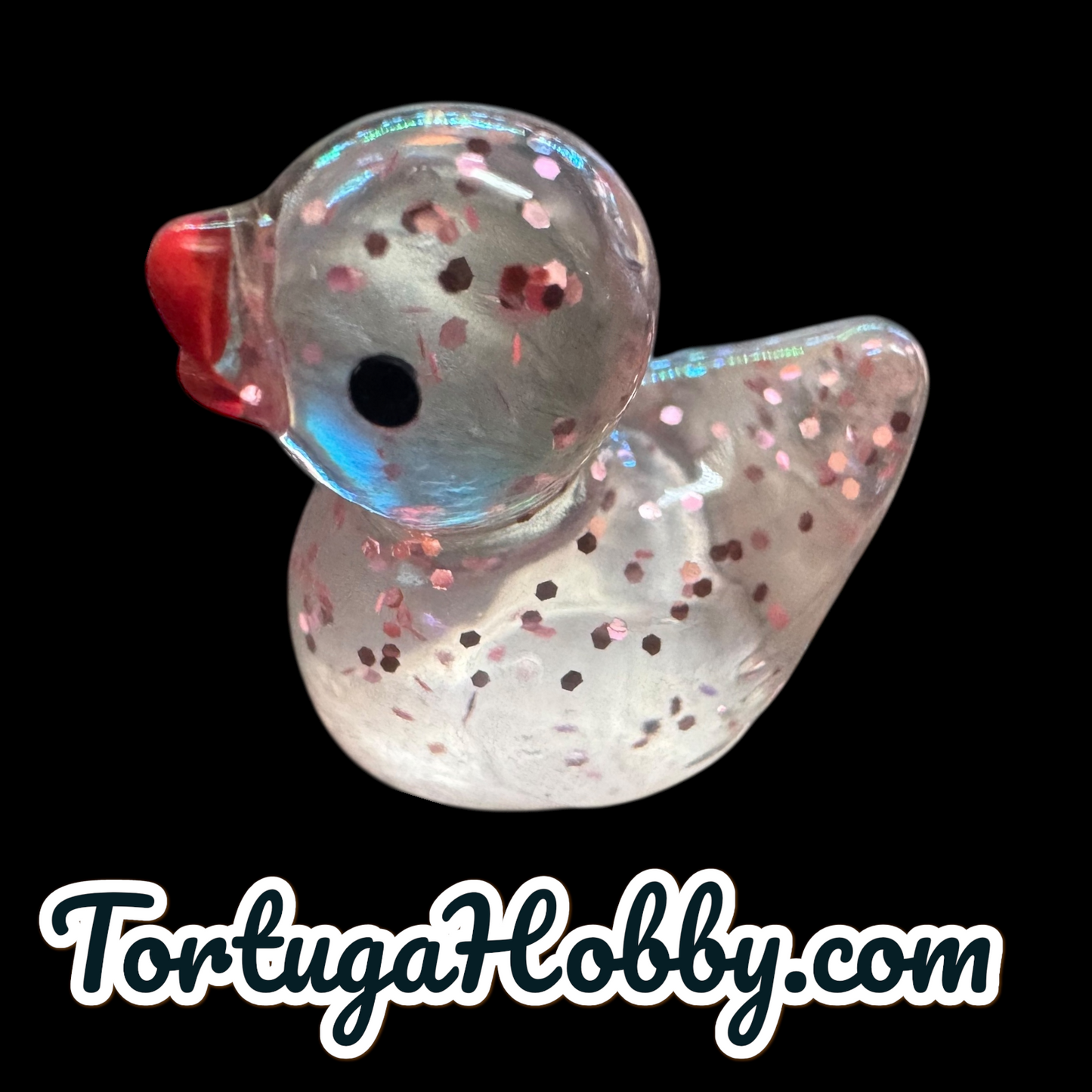 10pc Acrylic Duck Counters in Round Golden Box - Perfect for Unique Game Night - CCG - Role Play