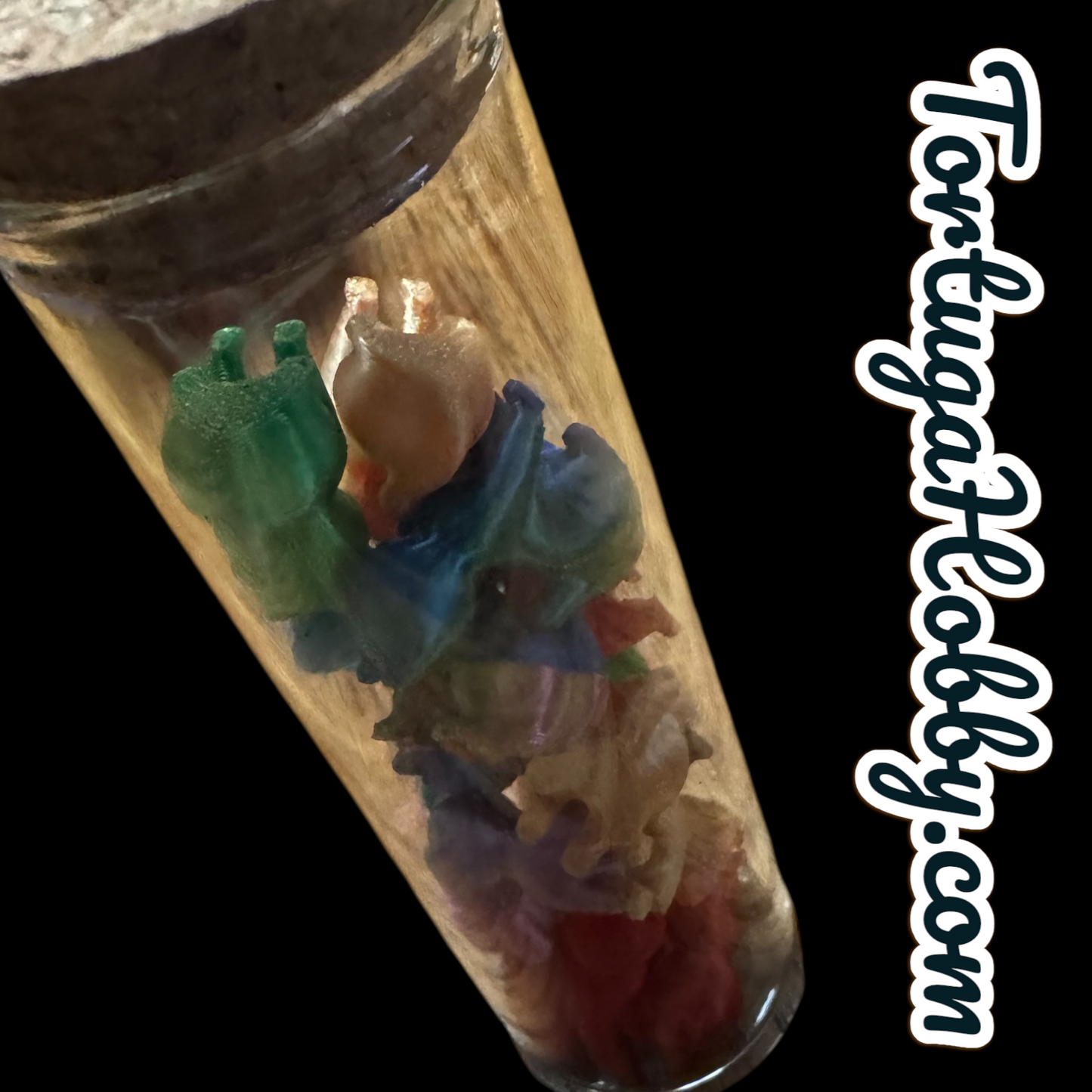 Puppy or Kitten Counters In Glass Vial For All Things Gaming.