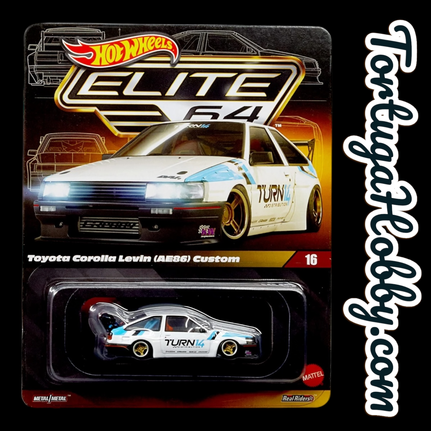 Hot Wheels - Elite 64 - Toyota Corolla Levin AE86 Custom