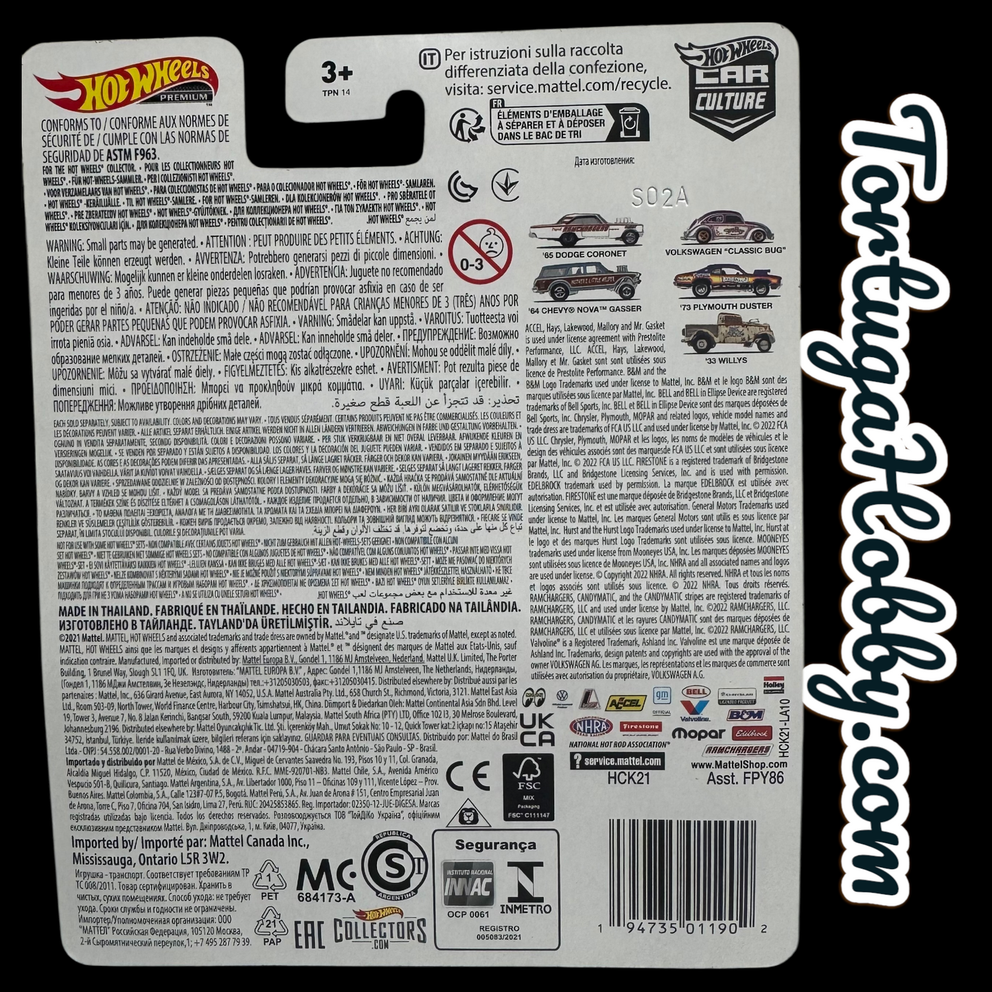 2021 - Hot Wheels Premium - Drag Strip Demons - 1964 Chevy Nova Gasser